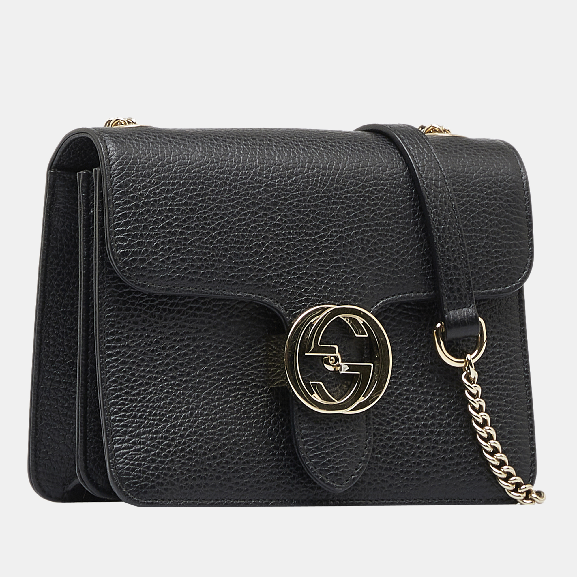 

Gucci Black Small Dollar Interlocking G Crossbody