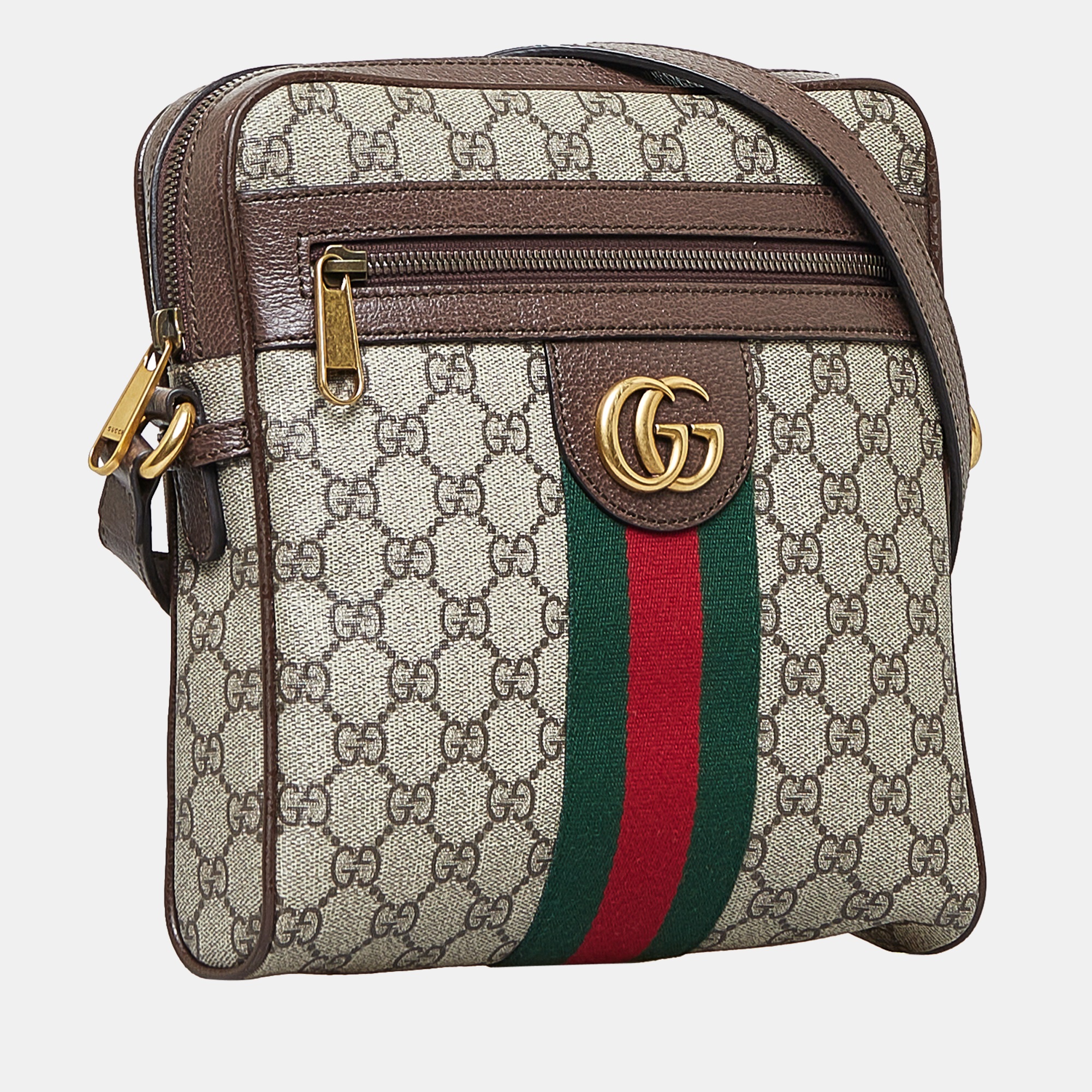 

Gucci Beige, Multicolor GG Supreme Ophidia Crossbody