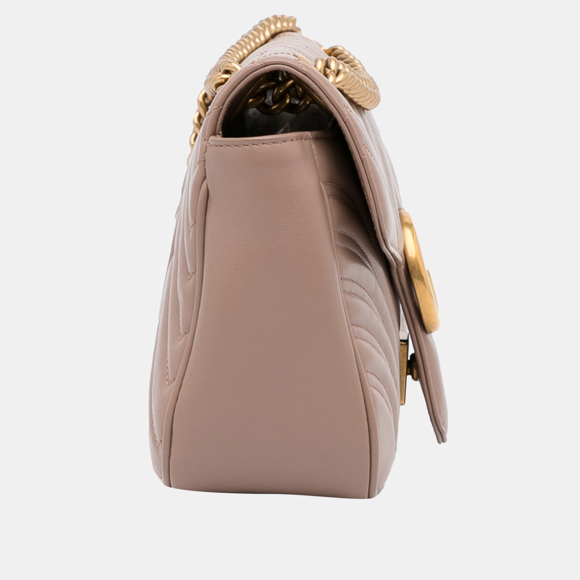 

Gucci Beige/Brown Small GG Marmont Matelasse Crossbody Bag