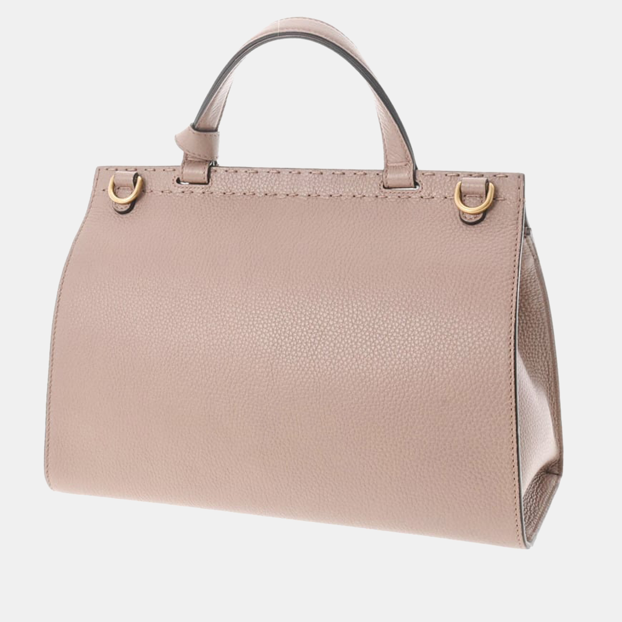 

Gucci Pink Leather Small GG Marmont Top Handle Bag