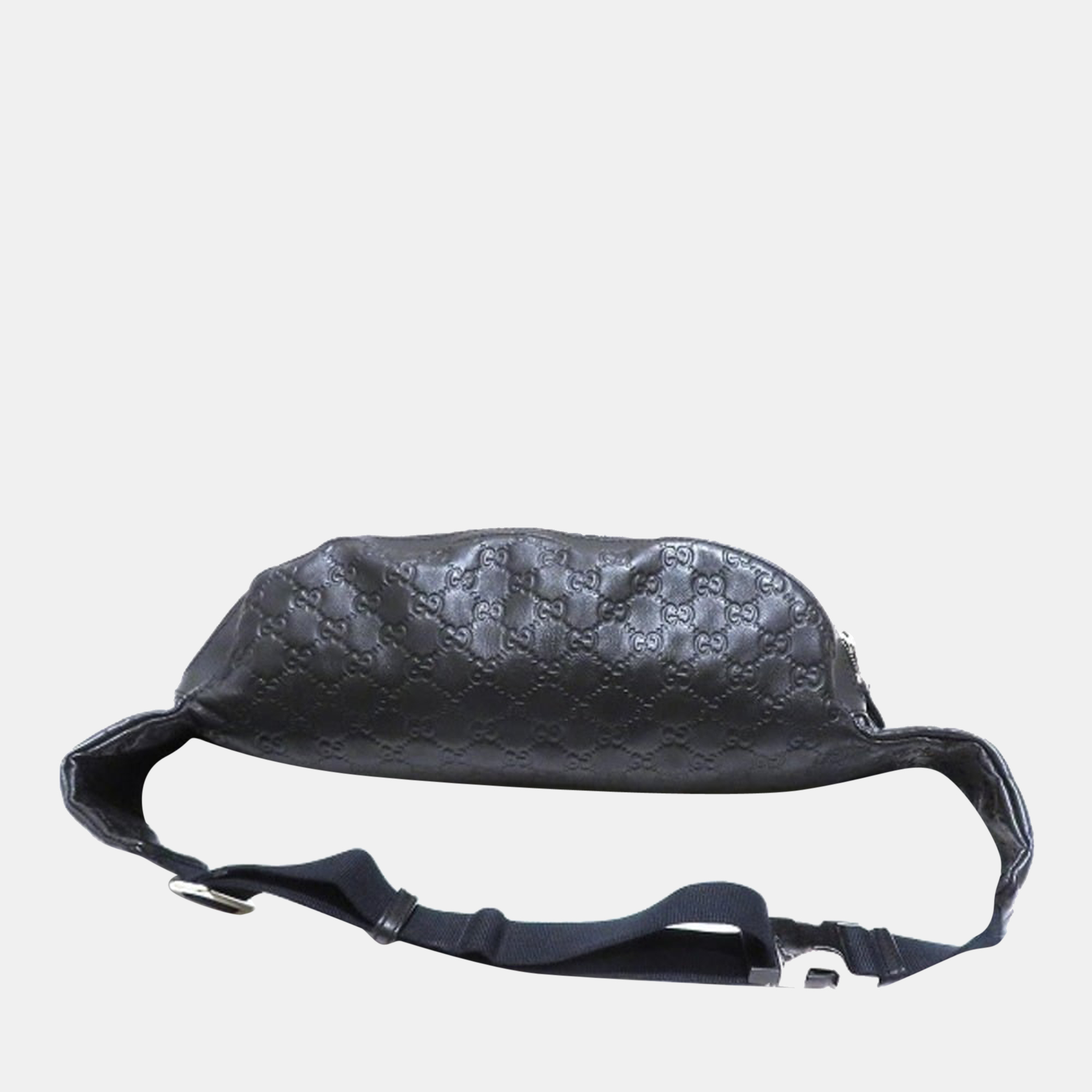 

Gucci Black Guccissima Leather Waist Bag