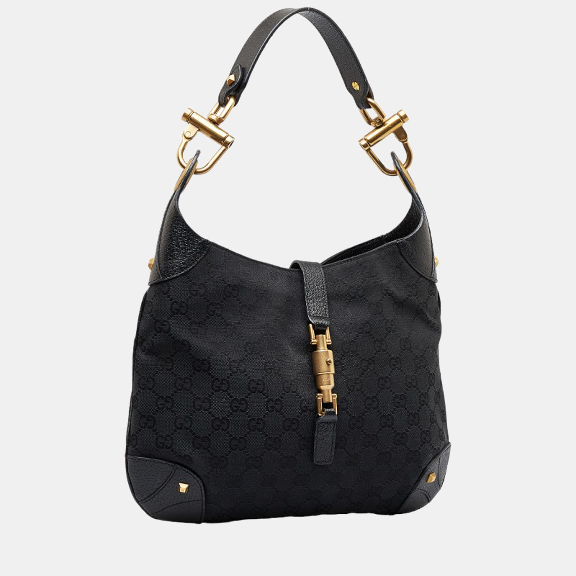 

Gucci Black Canvas GG Canvas Jackie Shoulder Bag Shoulder Bag