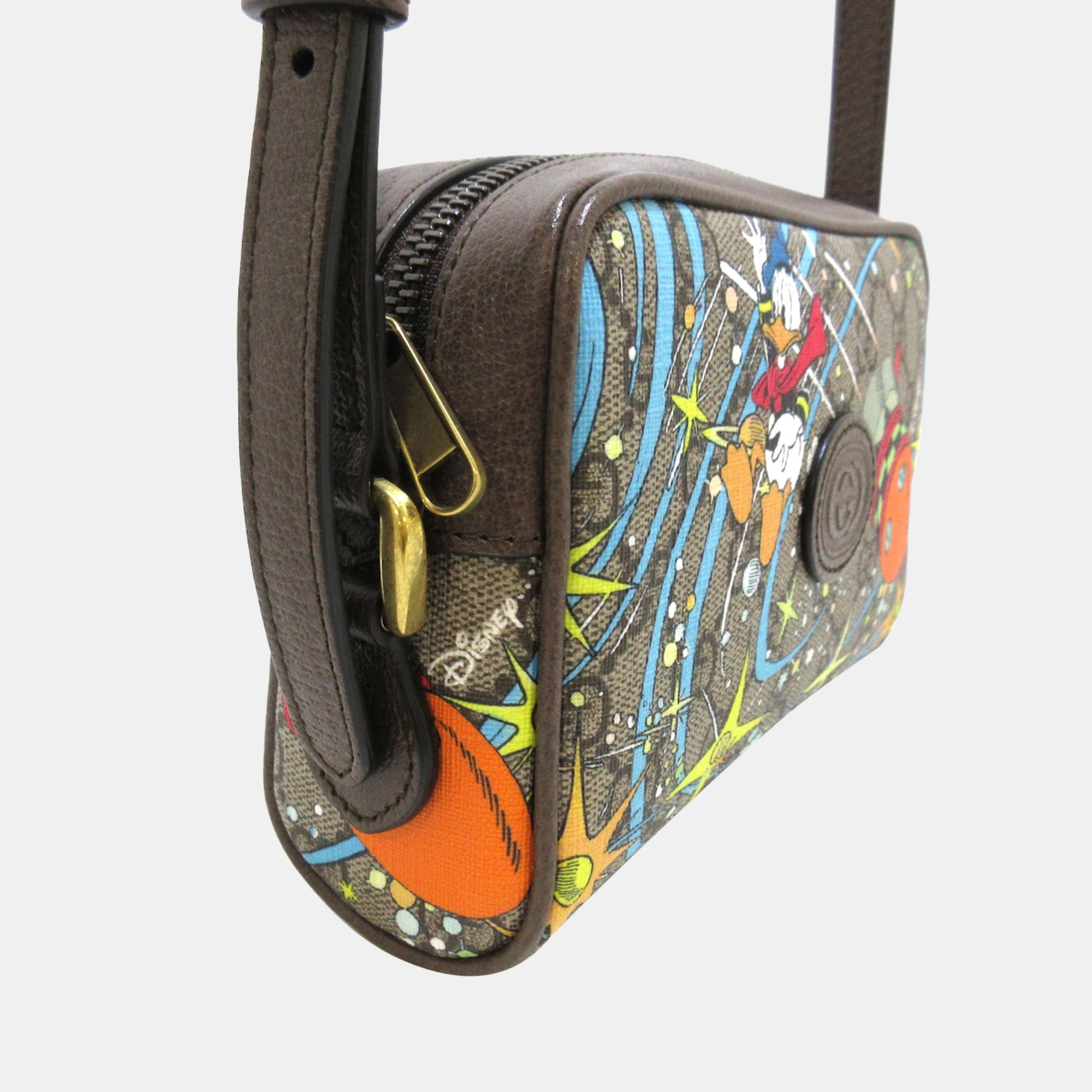 

Gucci Multicolour Canvas GG plus shoulder bag, Multicolor