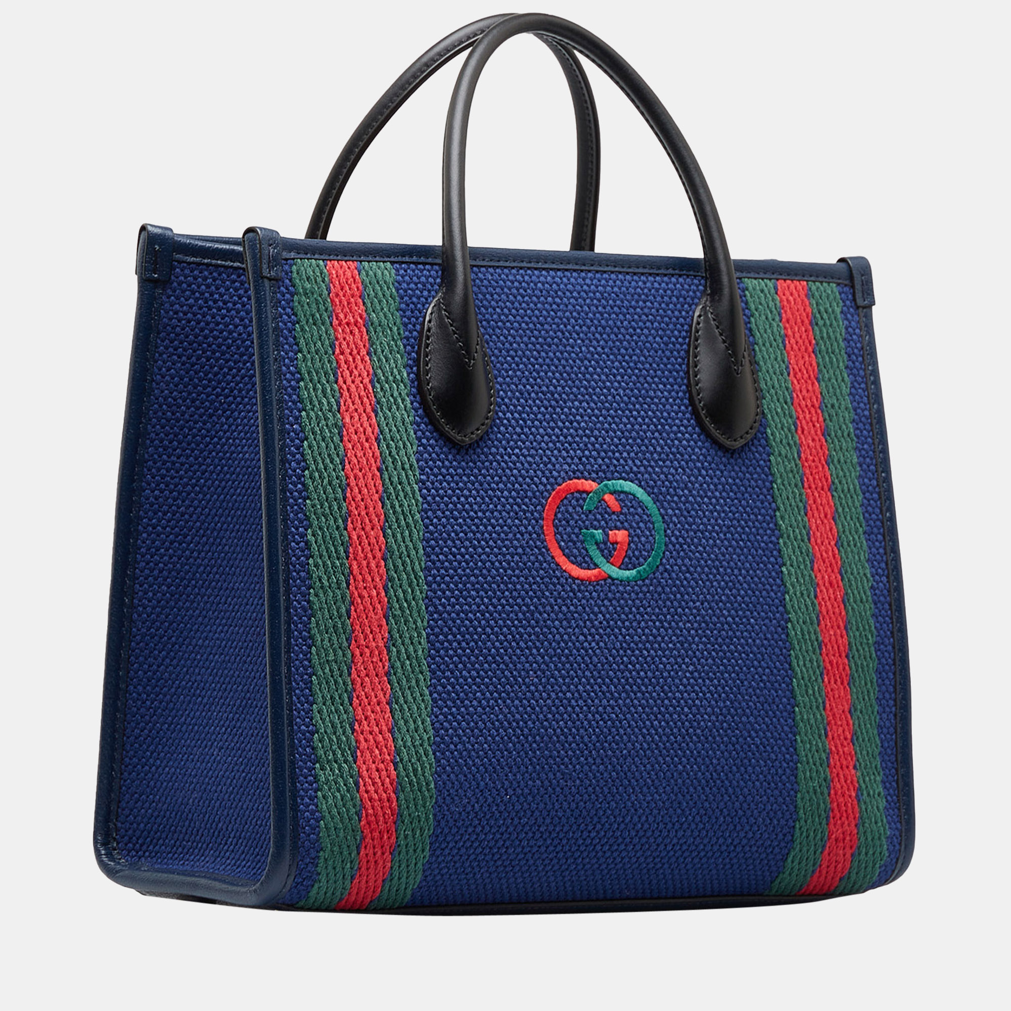 

Gucci Multicolour Interlocking G Satchel, Multicolor