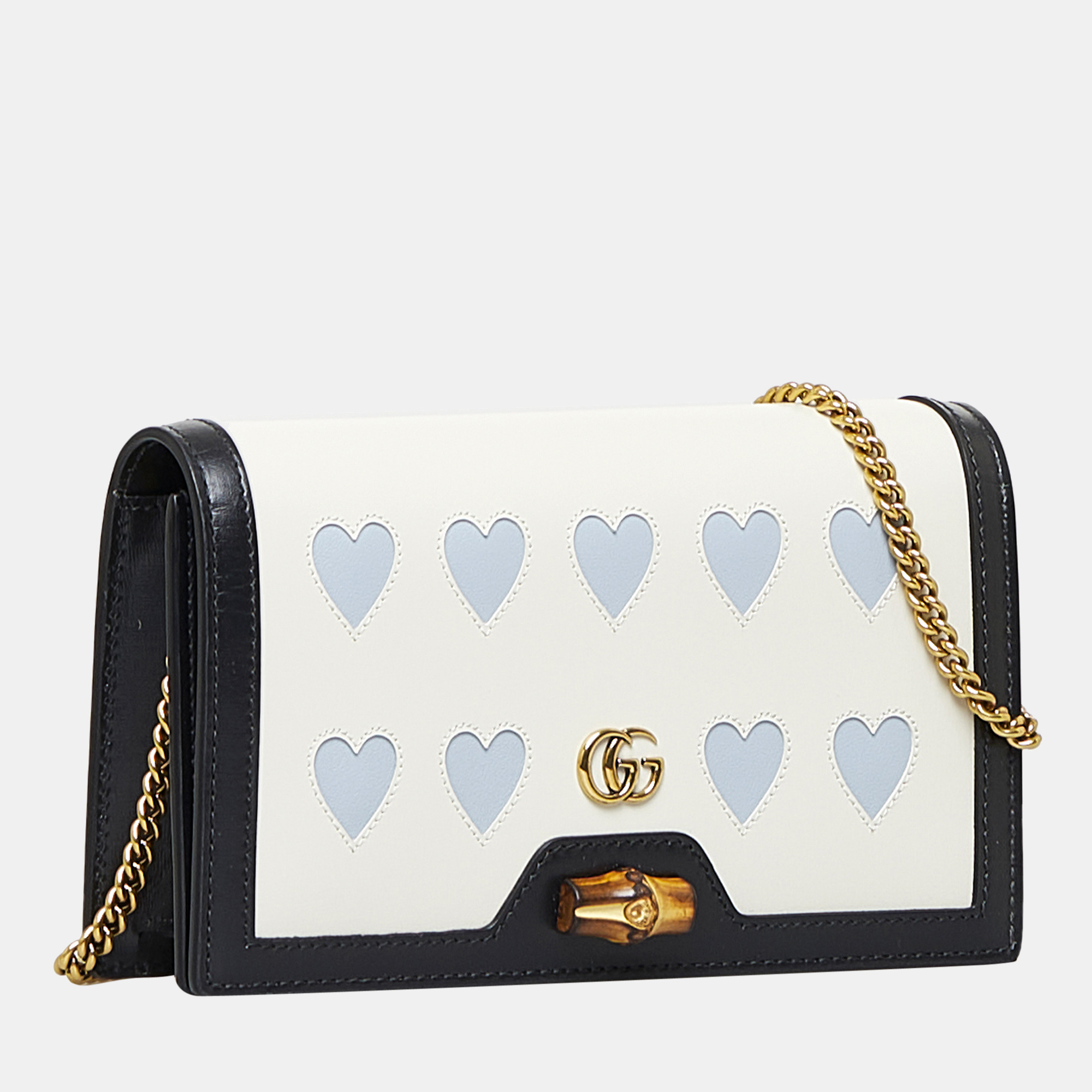 

Gucci Multicolour Lovelight Bamboo Diana Wallet on Chain, Multicolor