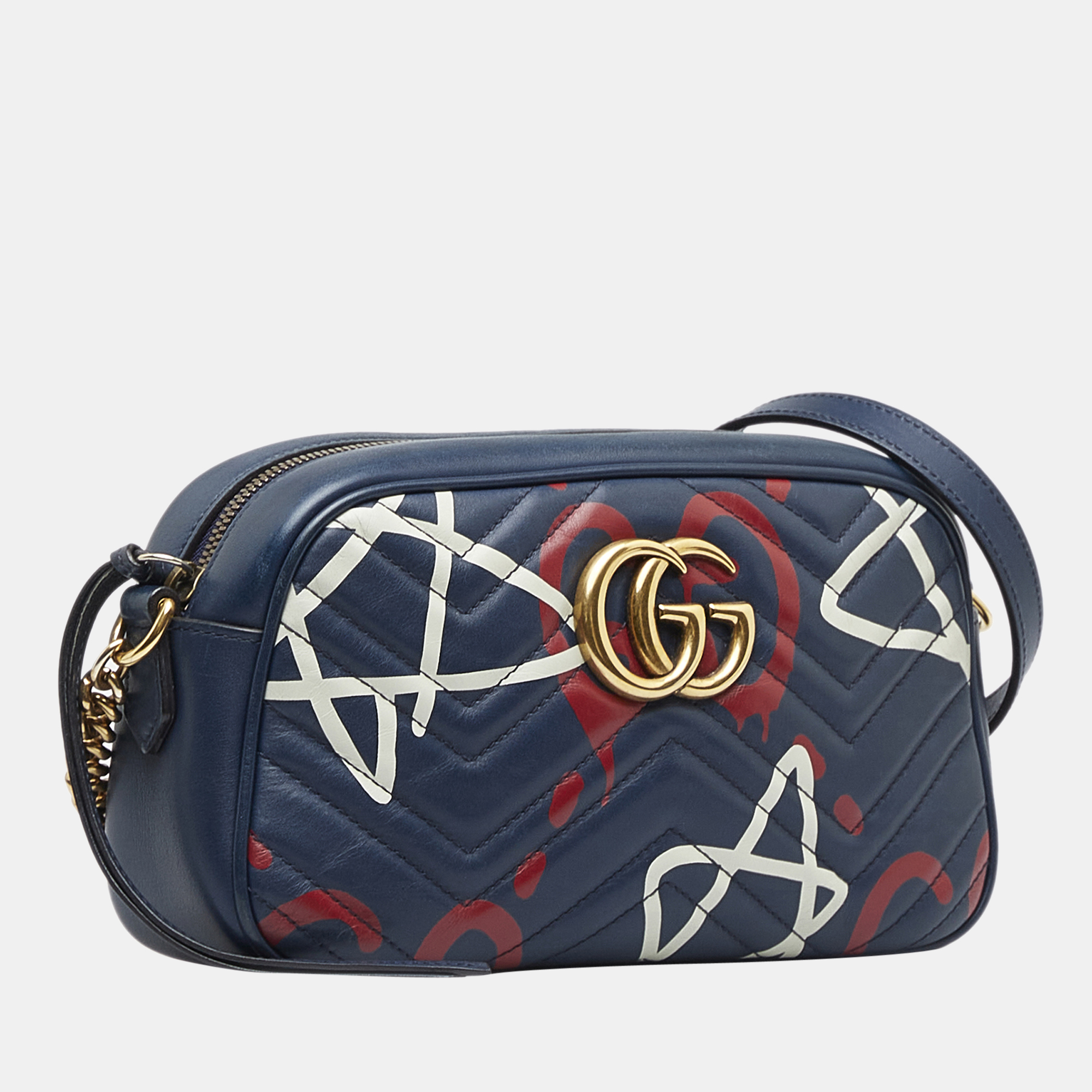 

Gucci Blue Gg Marmont Gucci Ghost Matelasse Crossbody