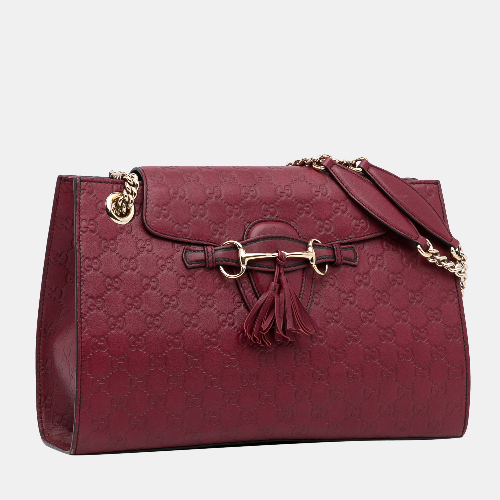 

Gucci Red Large Guccissima Emily