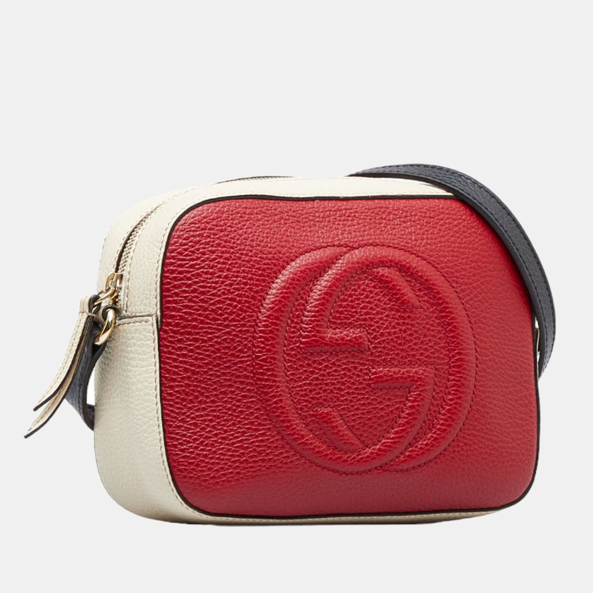 

Gucci Red Leather Soho Disco Crossbody Bag