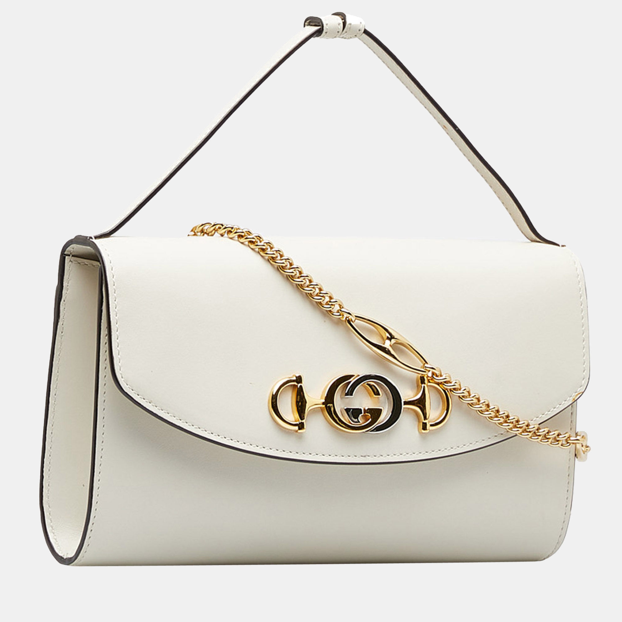 

Gucci White Small Zumi Satchel