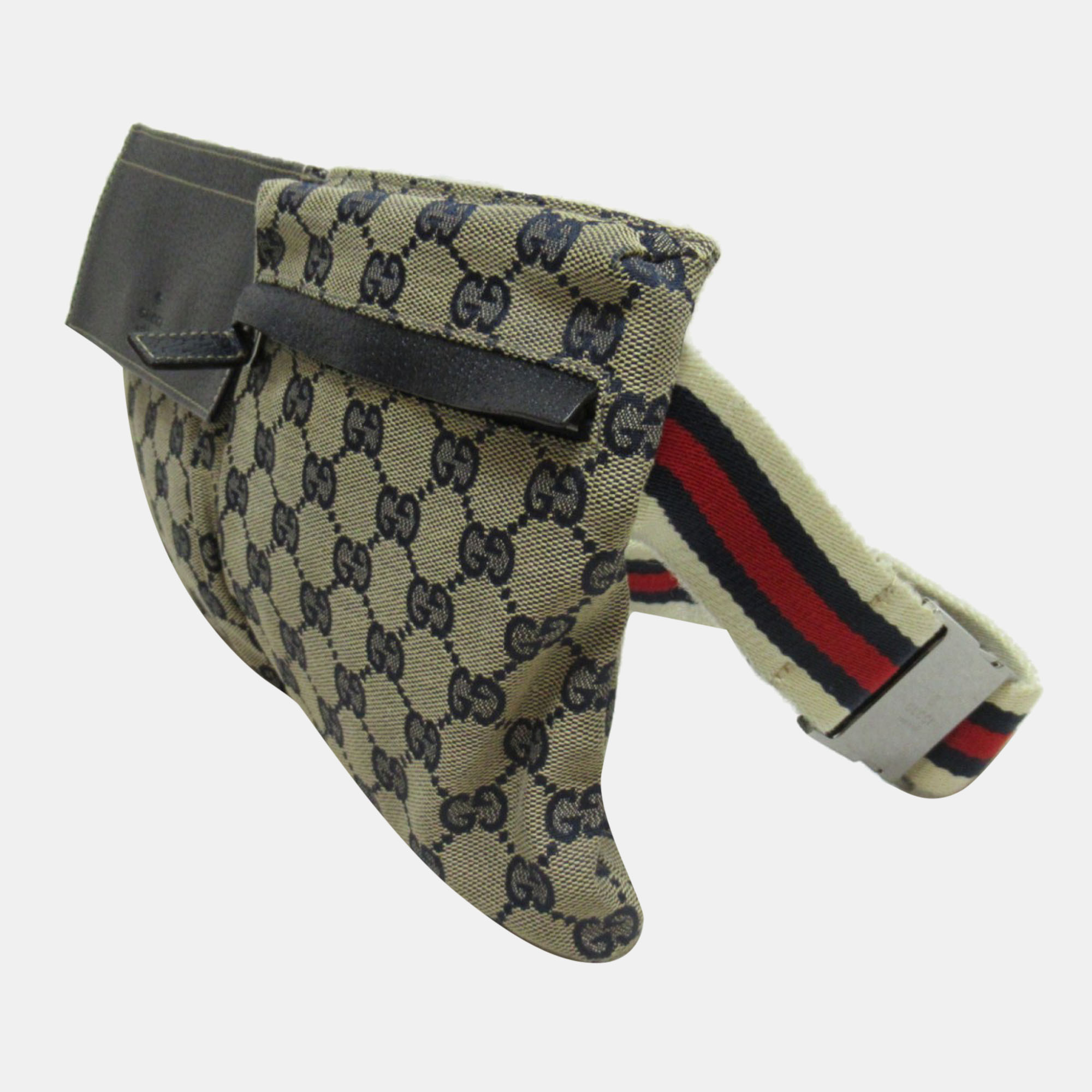 

Gucci Brown Canvas GG Supreme Belt Bag