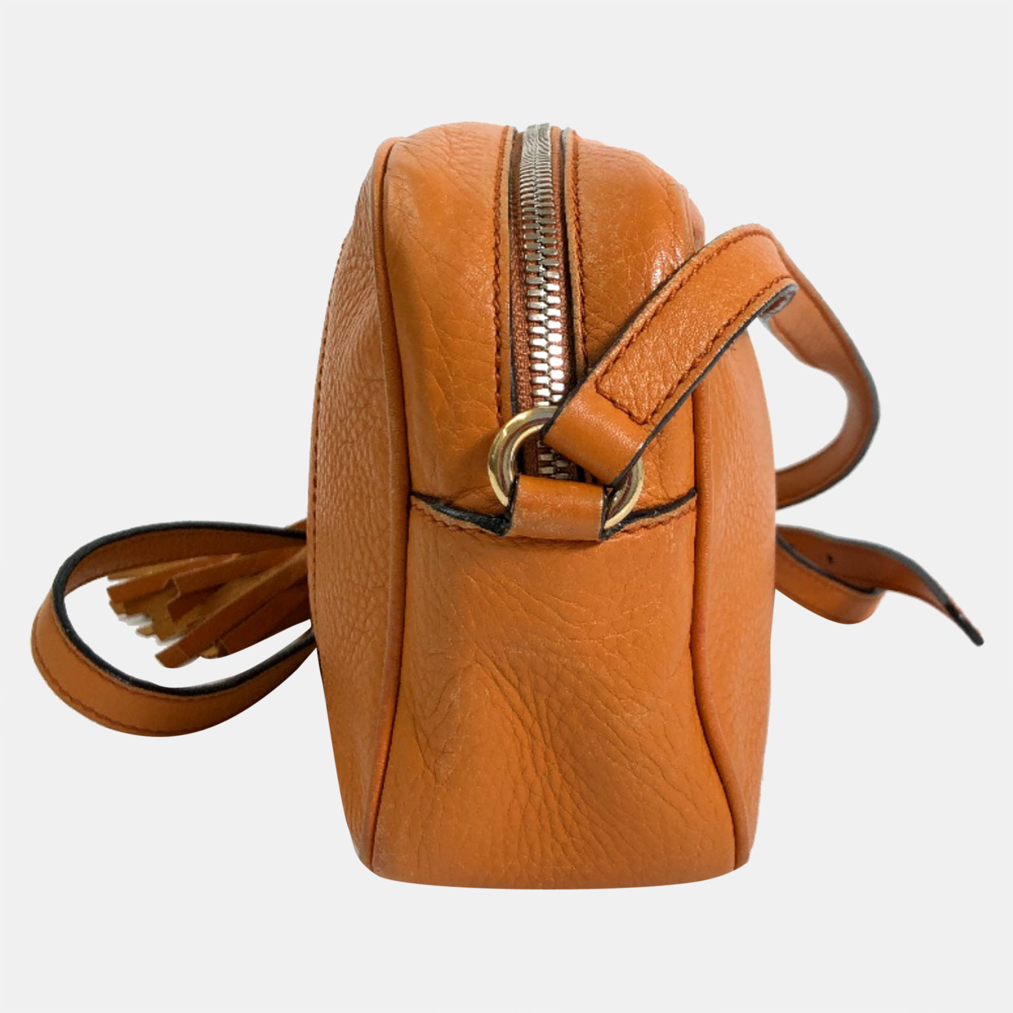 

Gucci Orange Leather Soho Disco Shoulder Bag
