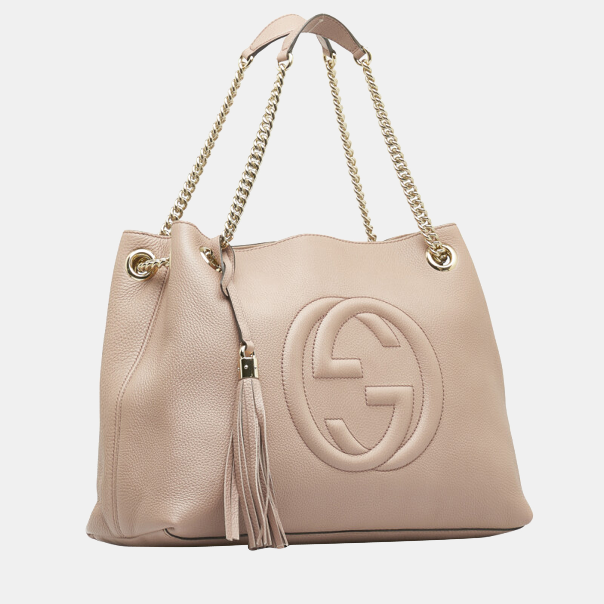 

Gucci Pink Leather  Soho Chain Shoulder Bag