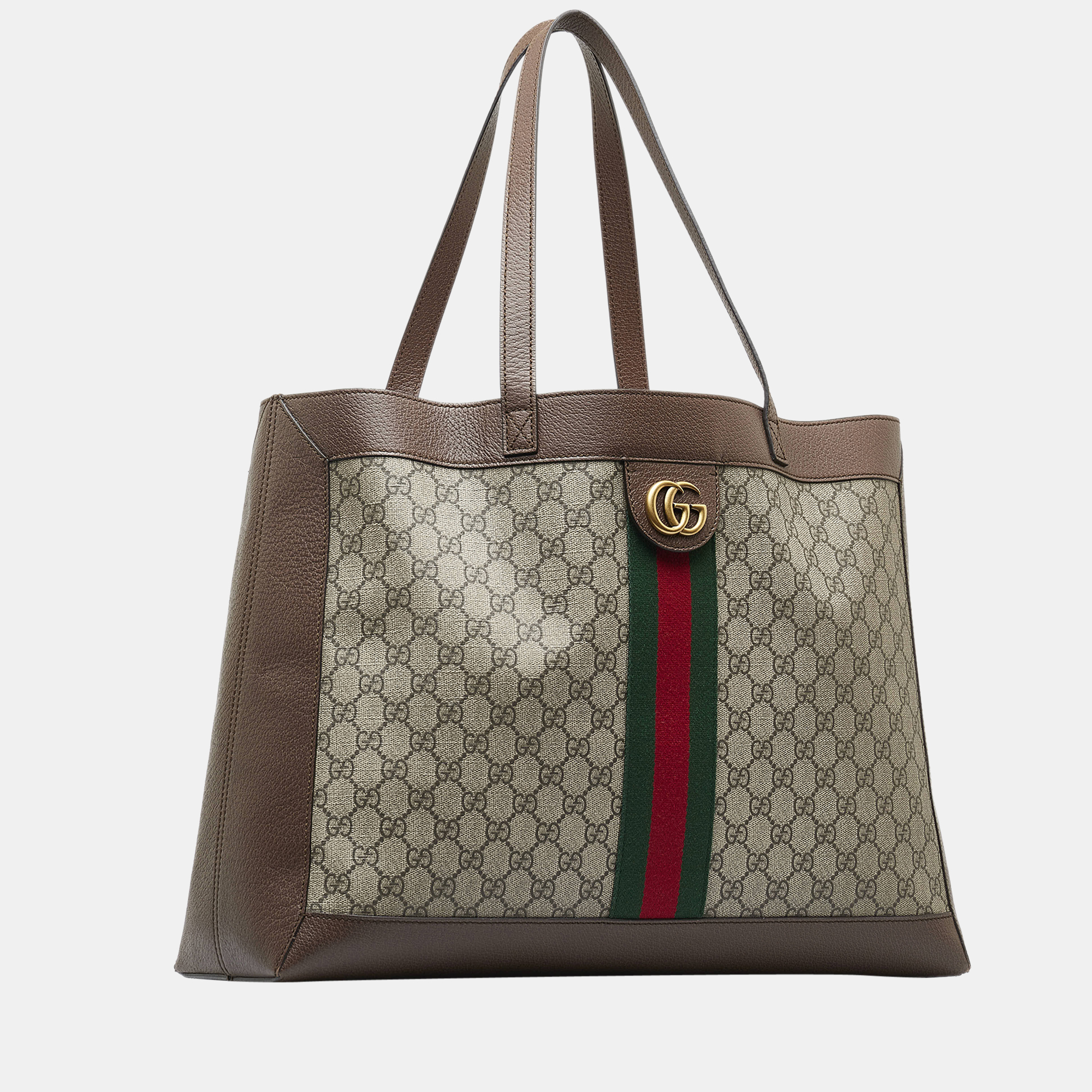 

Gucci Beige/Brown GG Supreme Ophidia Tote