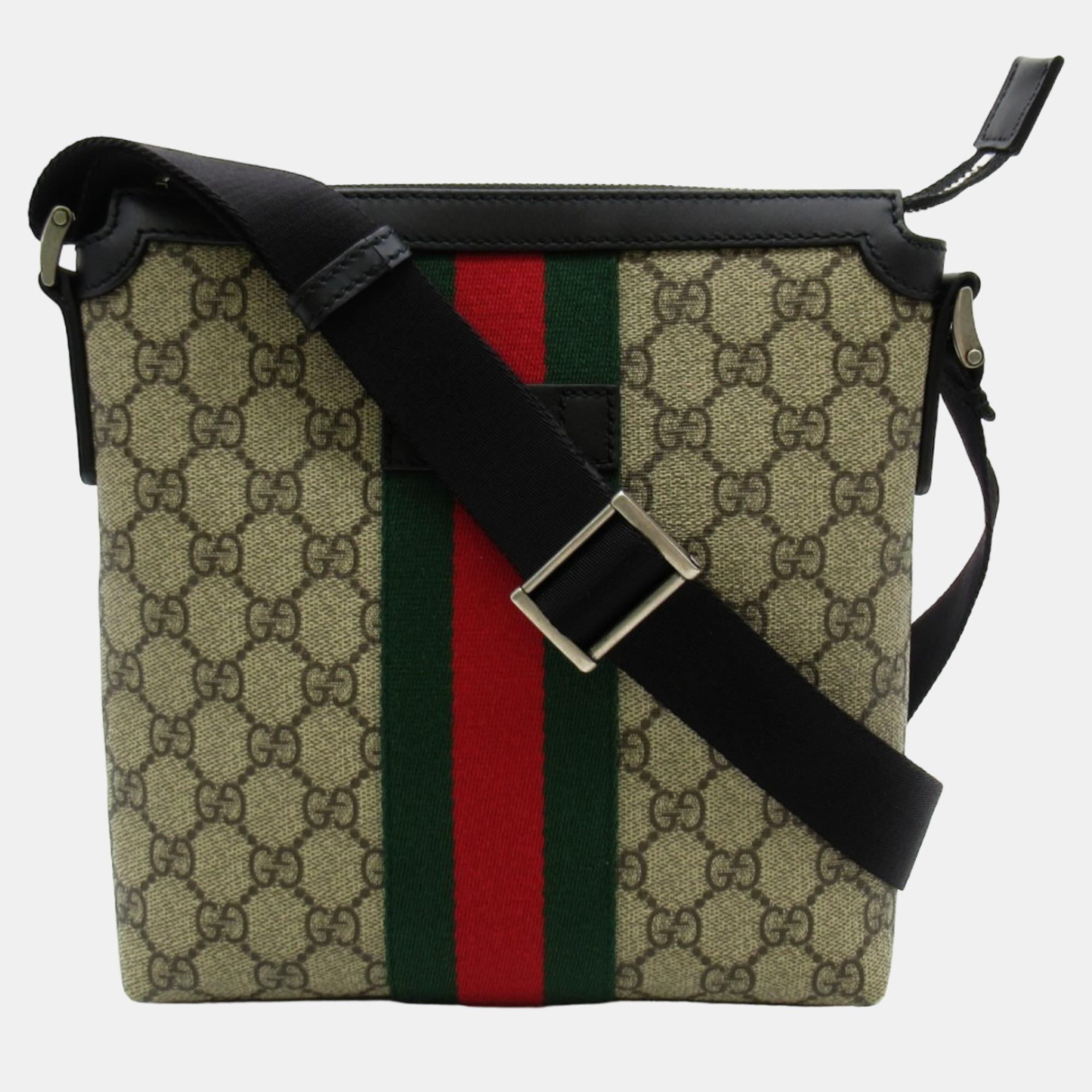 Pre-Owned Gucci Messenger Bag - Brown 