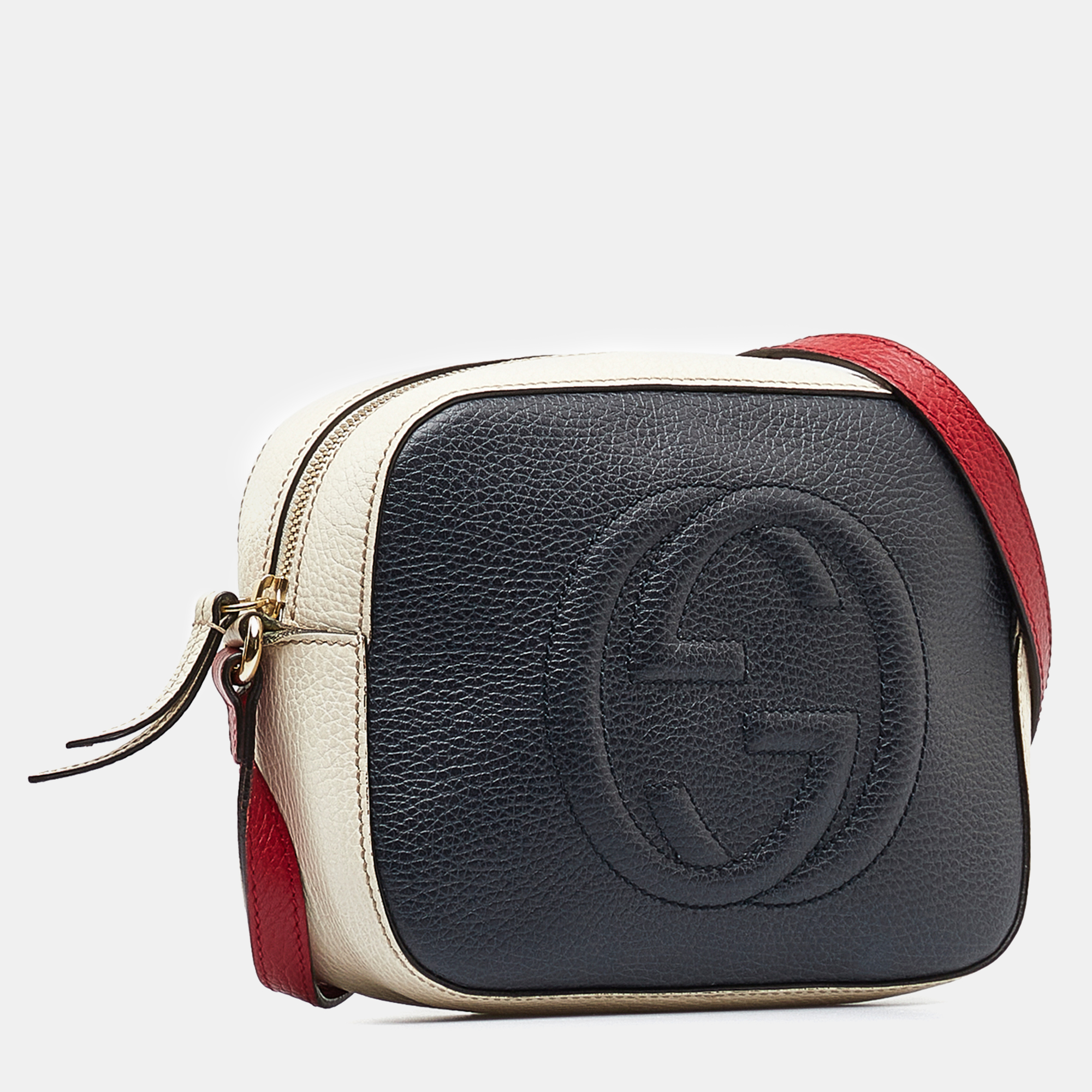 

Gucci Bicolor Soho Disco Crossbody Bag, Black