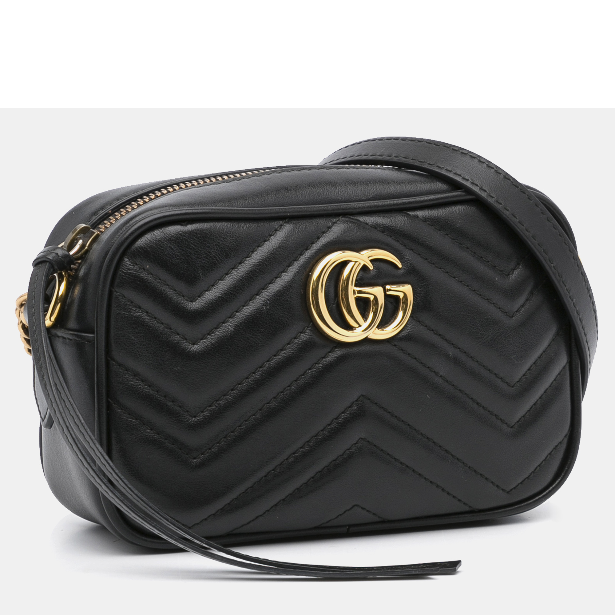 

Gucci Mini GG Marmont Crossbody Bag, Black