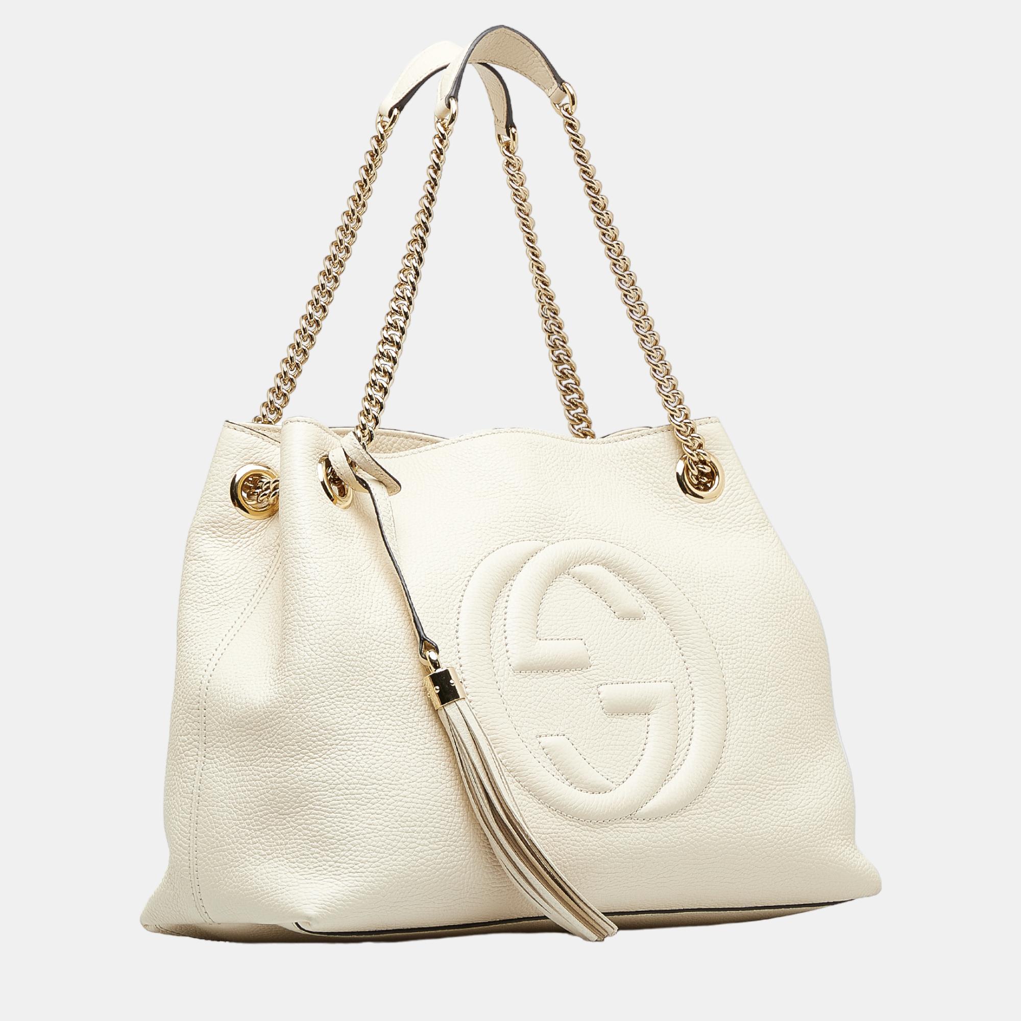 

Gucci White Soho Chain