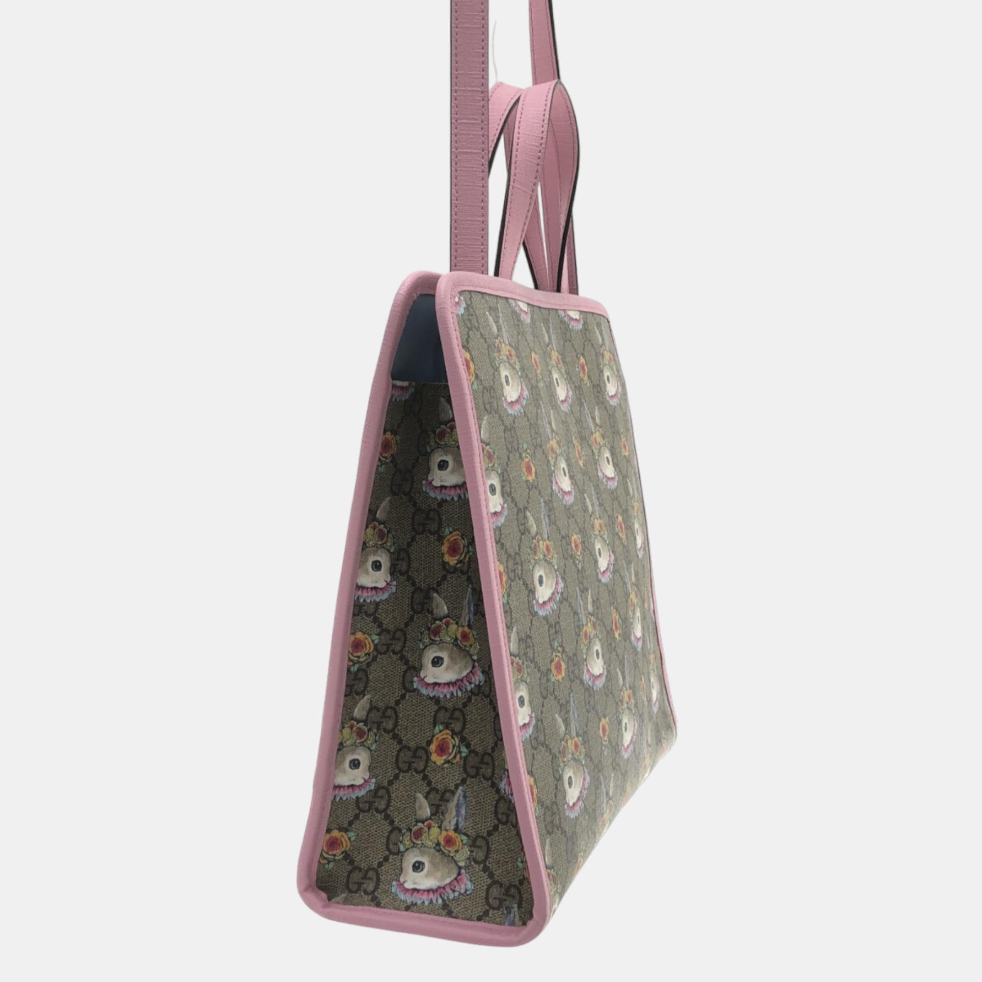 

Gucci Beige Canvas GG Supreme tote bag