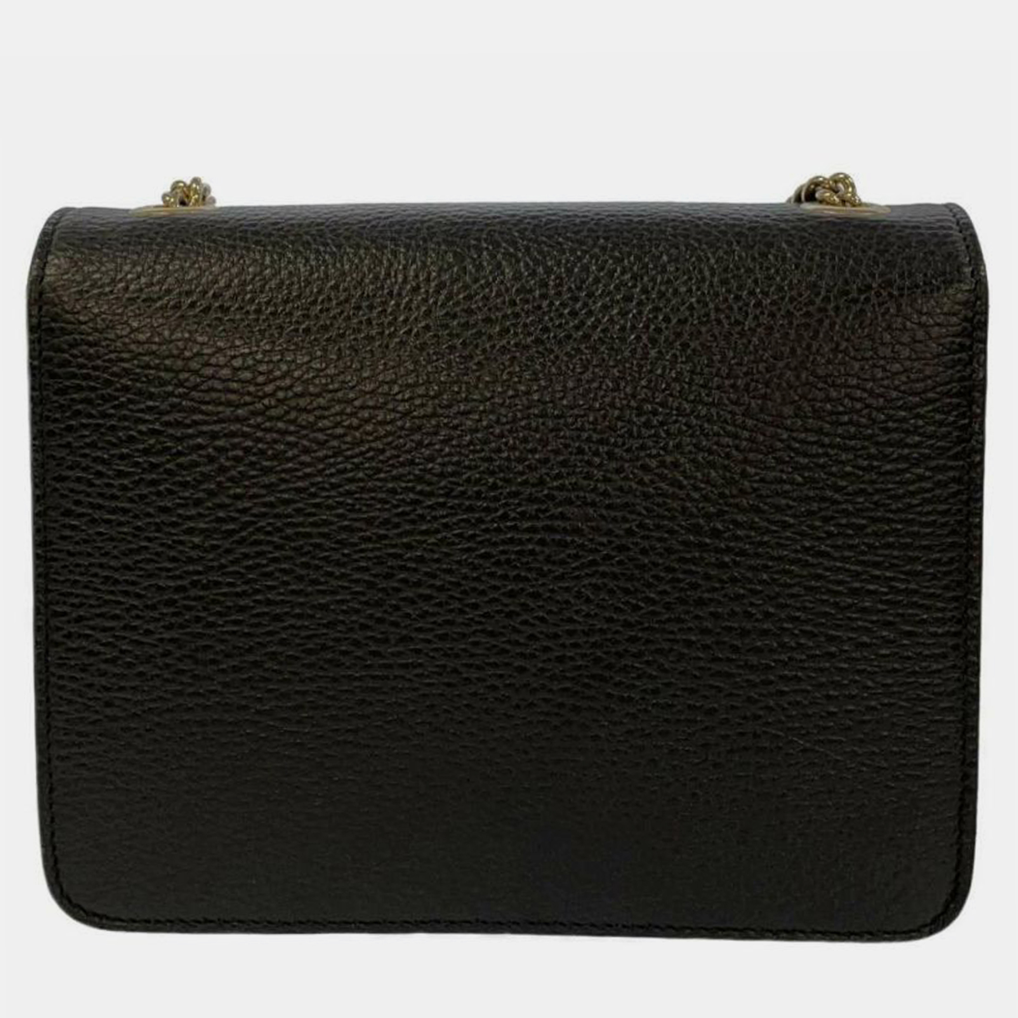 

Gucci Small Dollar Interlocking G Crossbody, Black