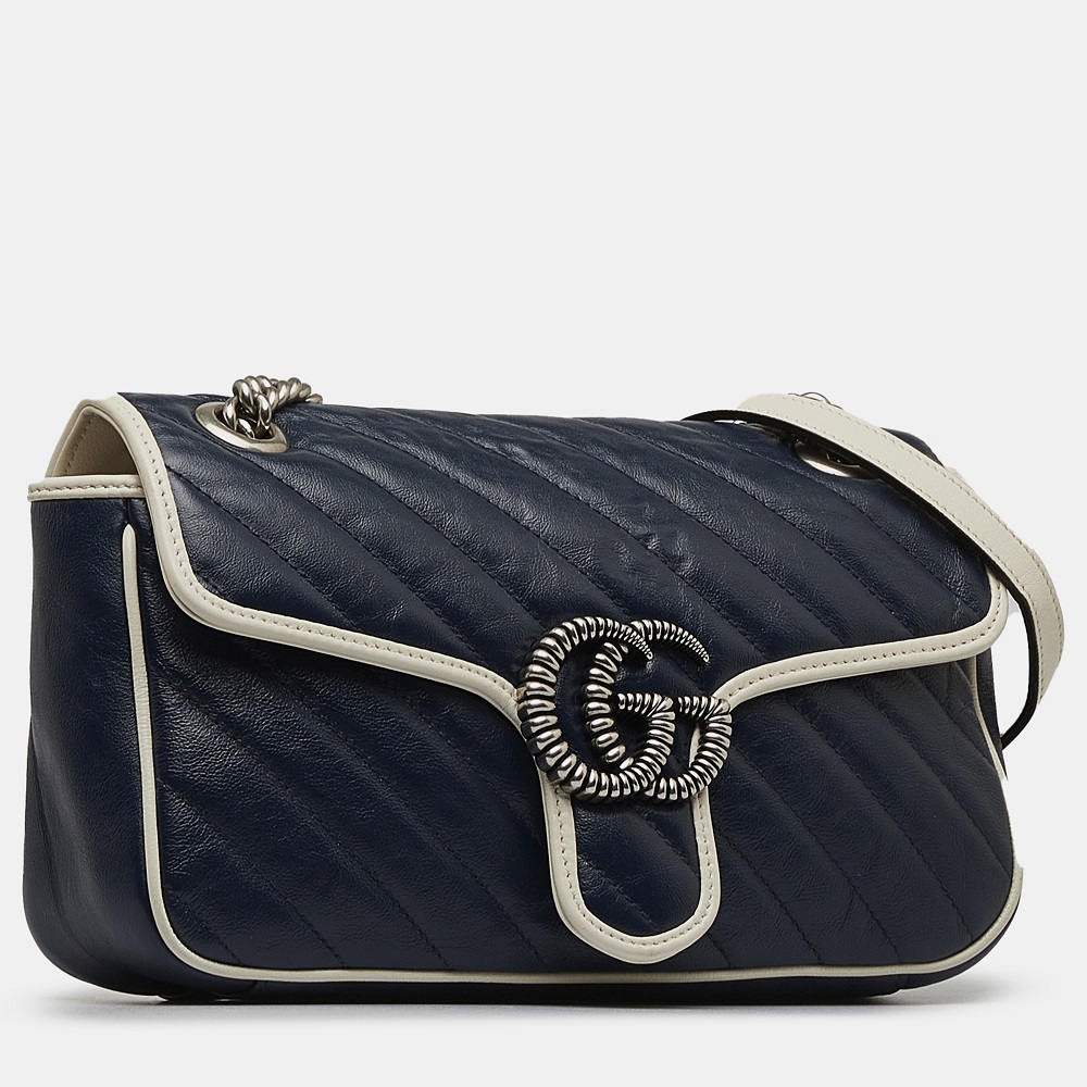 

Gucci Small GG Marmont Matelasse Crossbody Bag, Black