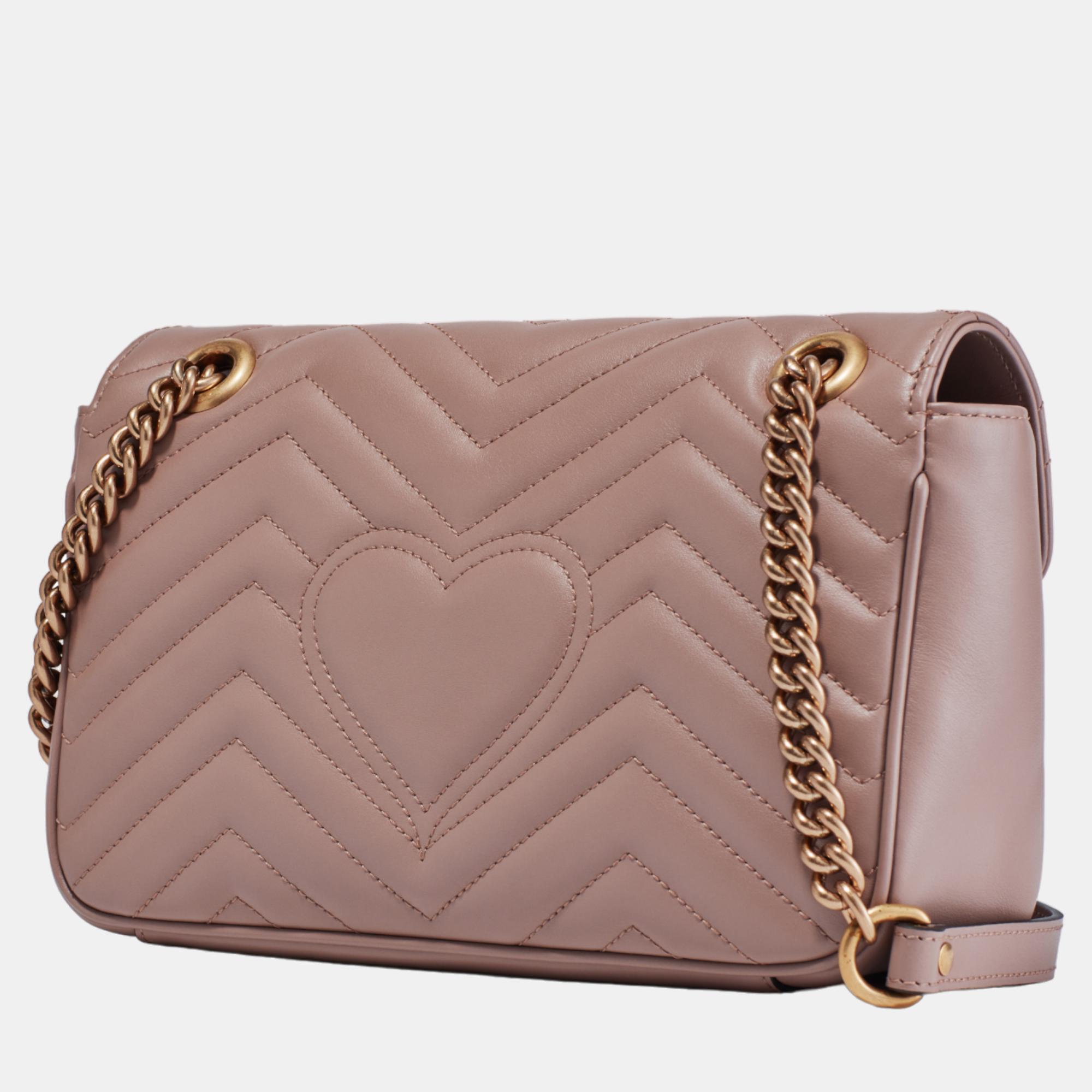 

GG Marmont small shoulder bag, Pink