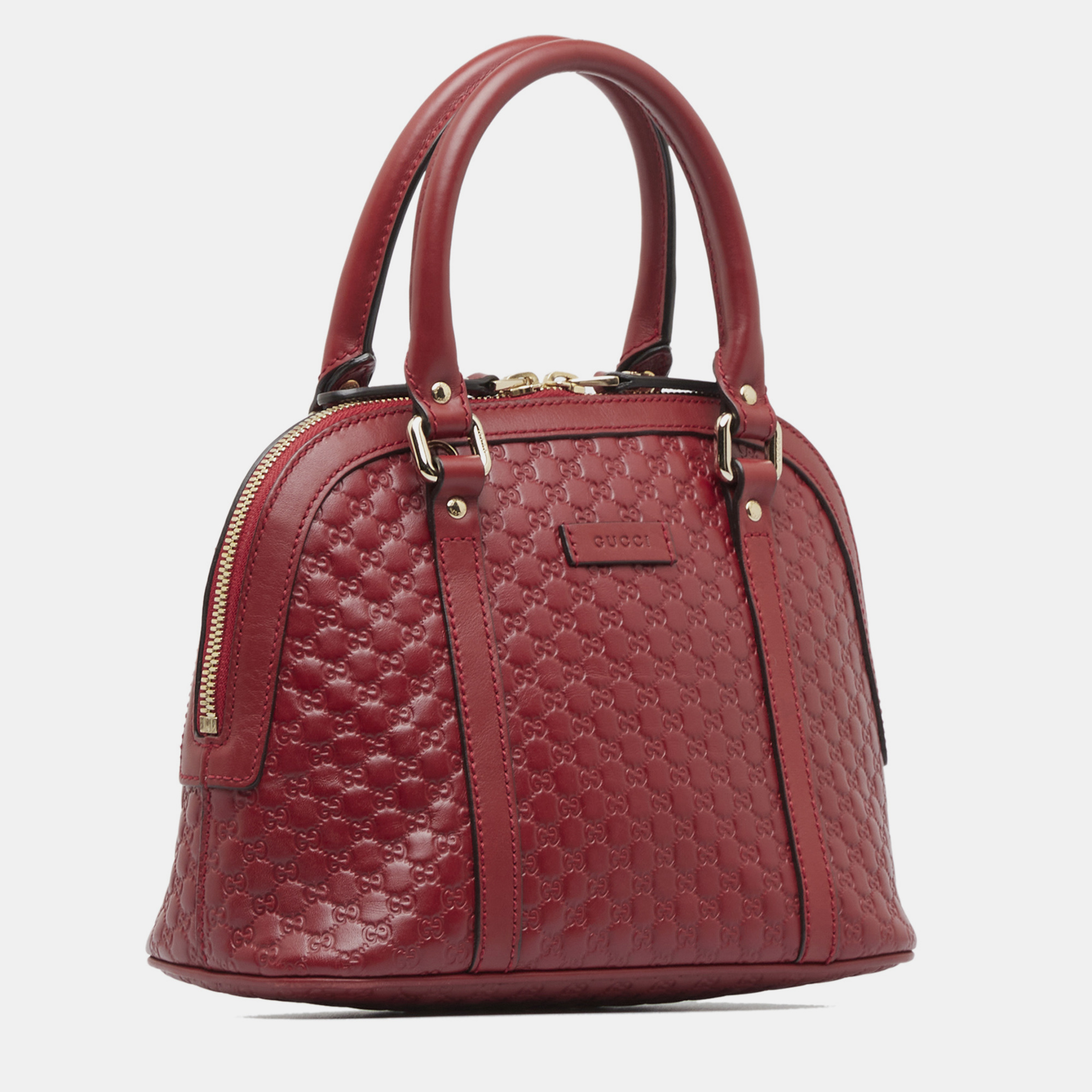 

Gucci Red Microguccissima Dome Bag