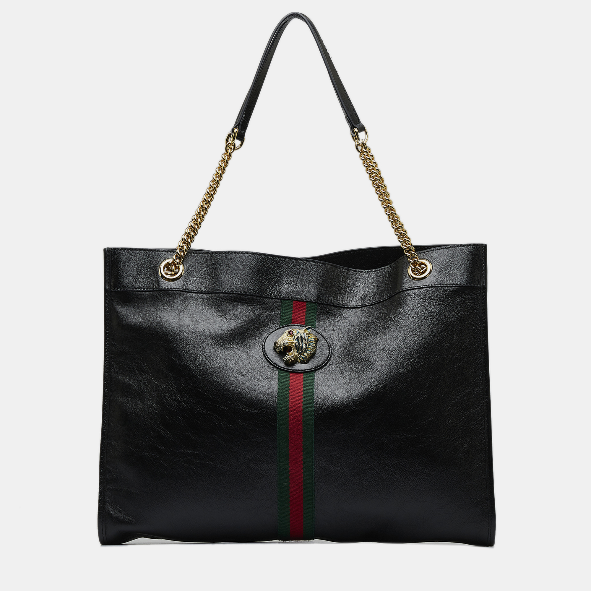 

Gucci Large Rajah Tote Bag, Black