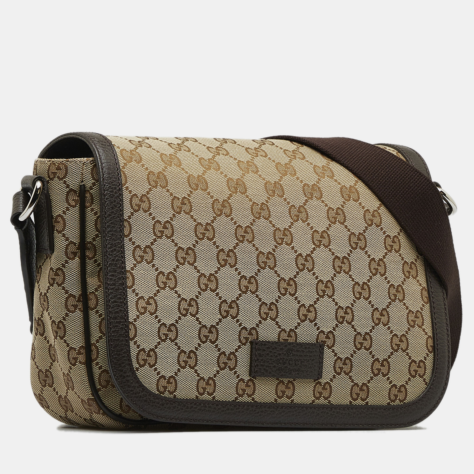

Gucci GG Canvas Crossbody Bag, Brown