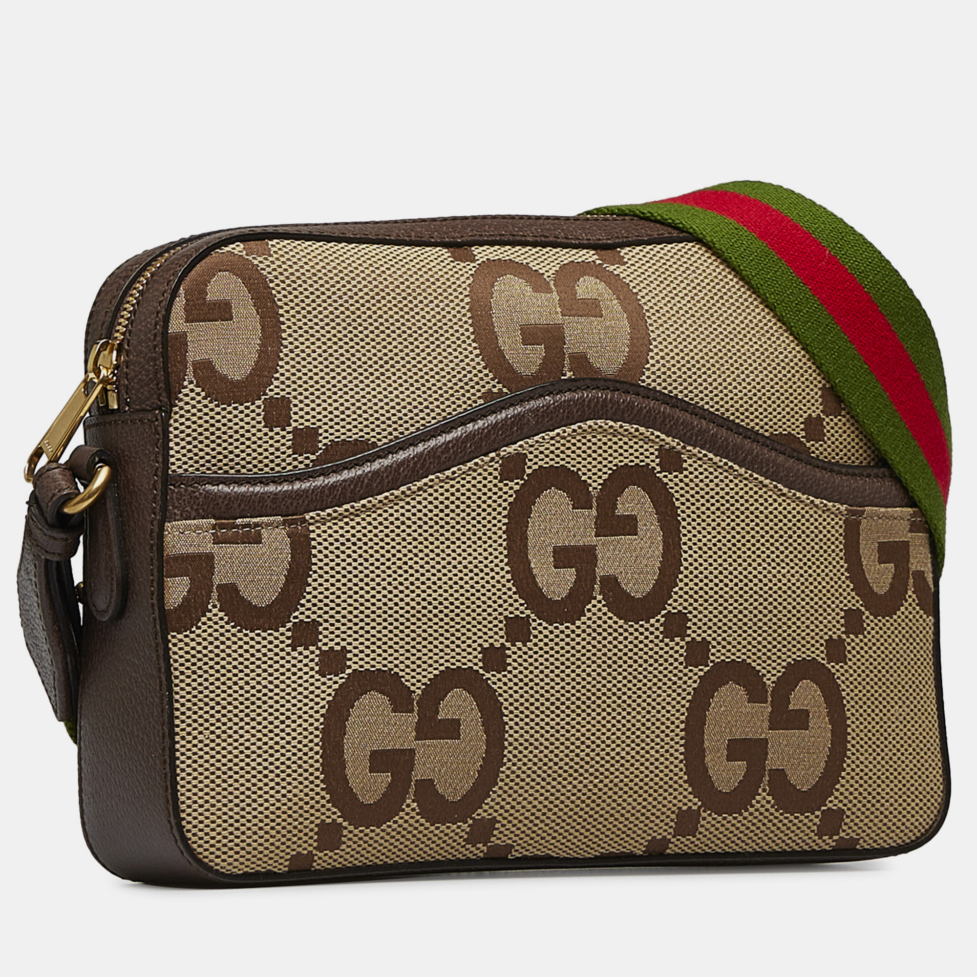 

Gucci Jumbo GG Canvas Crossbody Bag, Brown