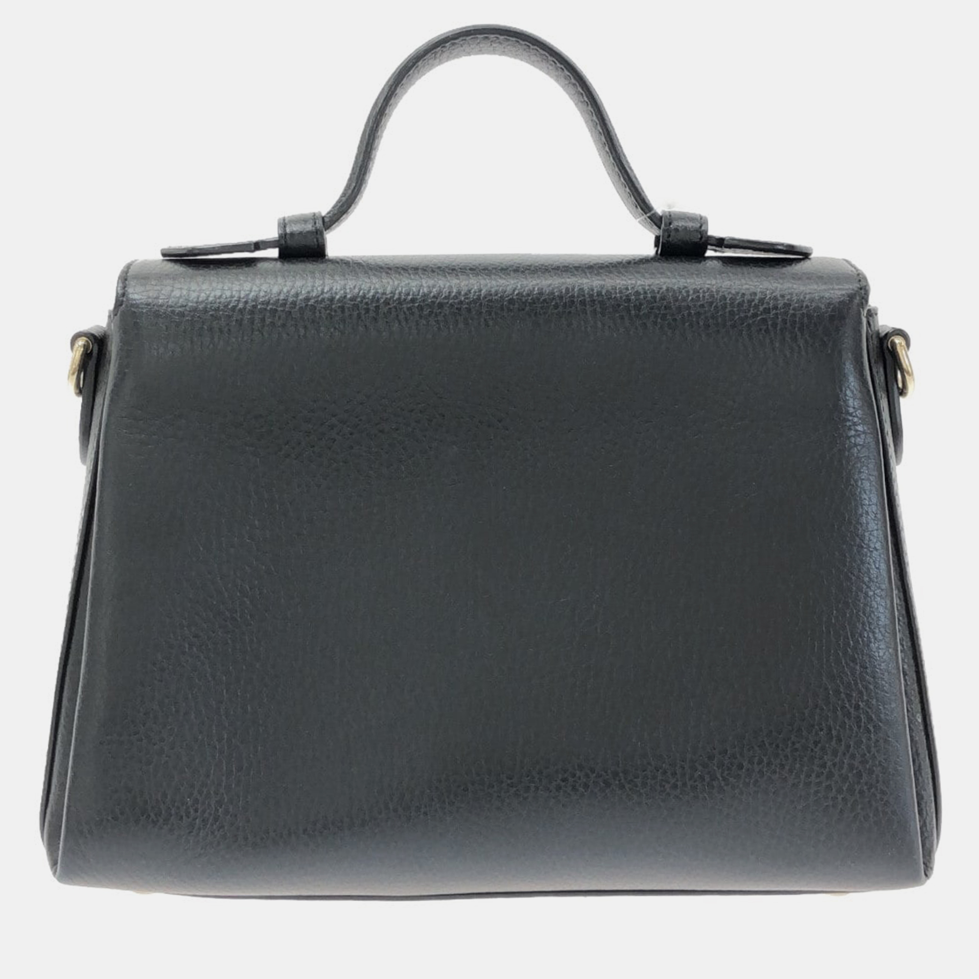 

Gucci Black Leather Small Dollar Interlocking G Crossbody Bag