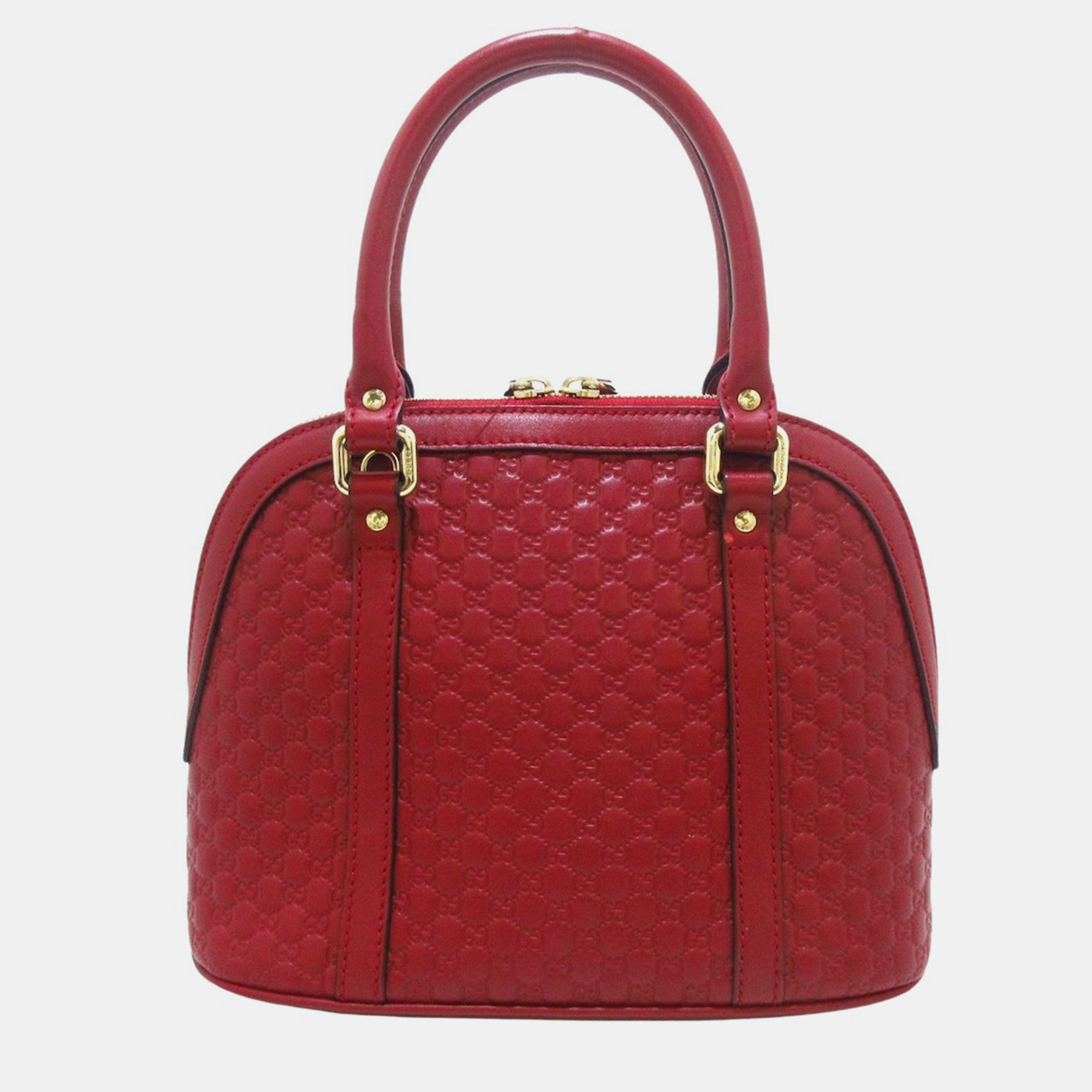 

Gucci Red Microguccissima Leather Mini Dome Bag