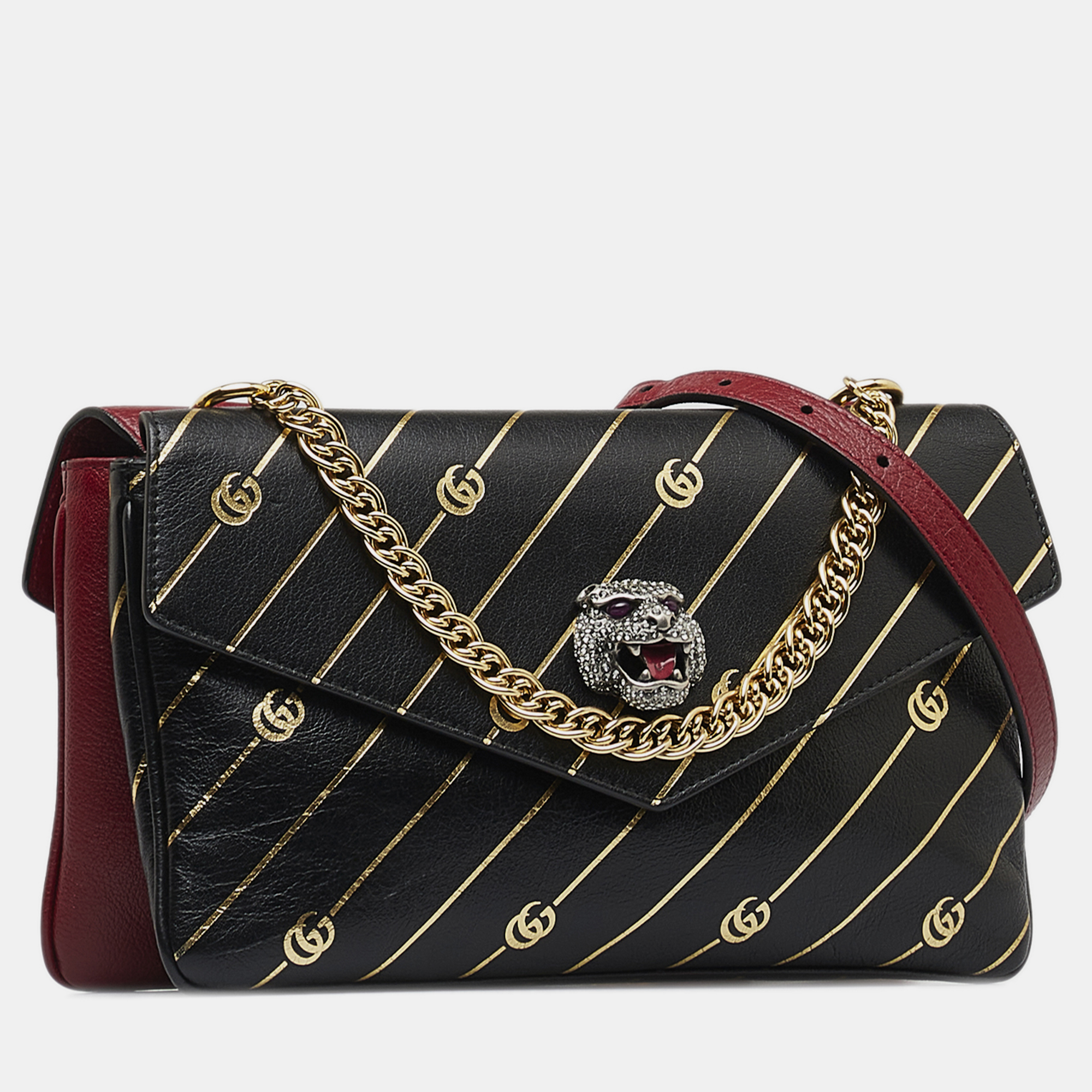 

Gucci Medium Double Thiara Satchel, Black