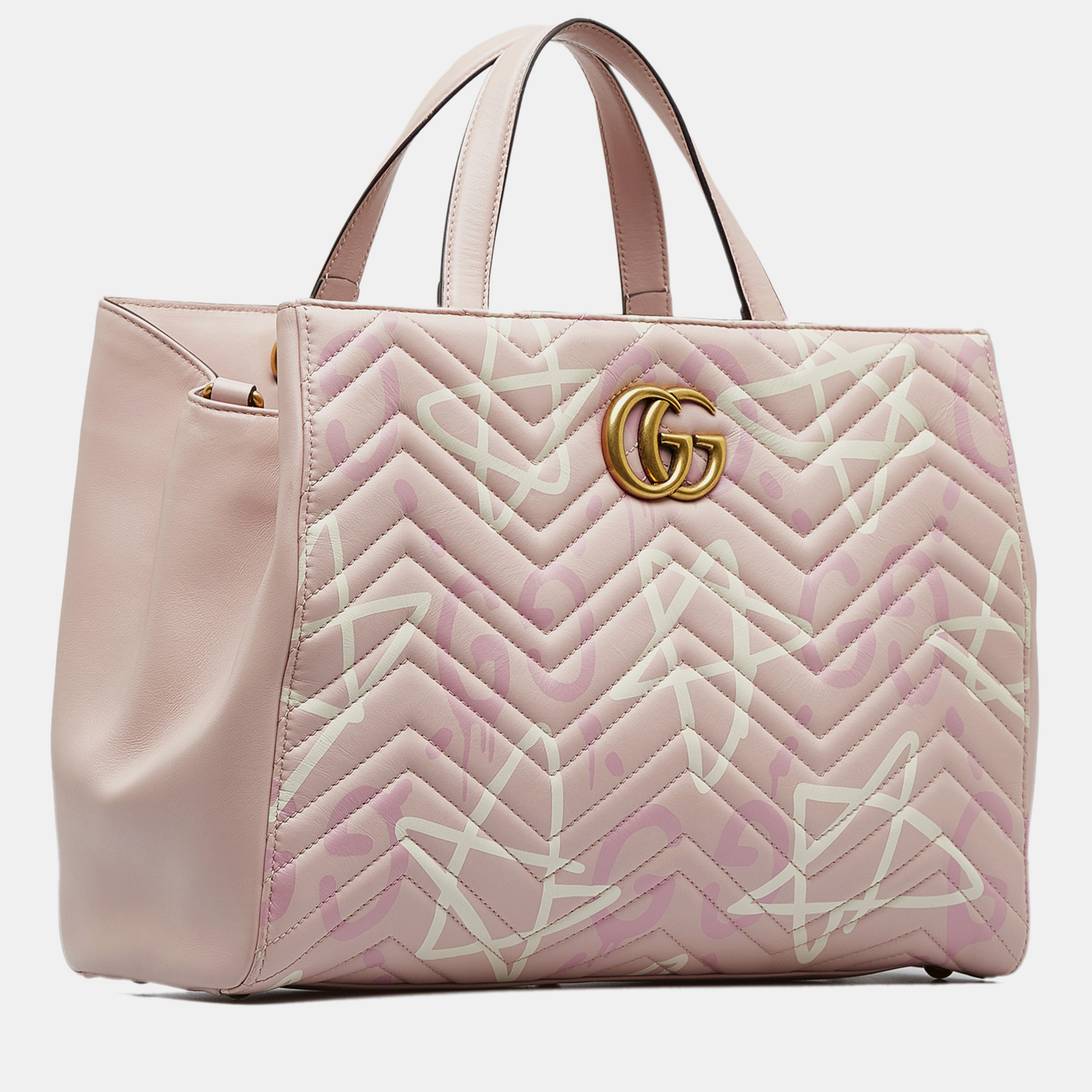 

Gucci GG Marmont Ghost Satchel, Pink