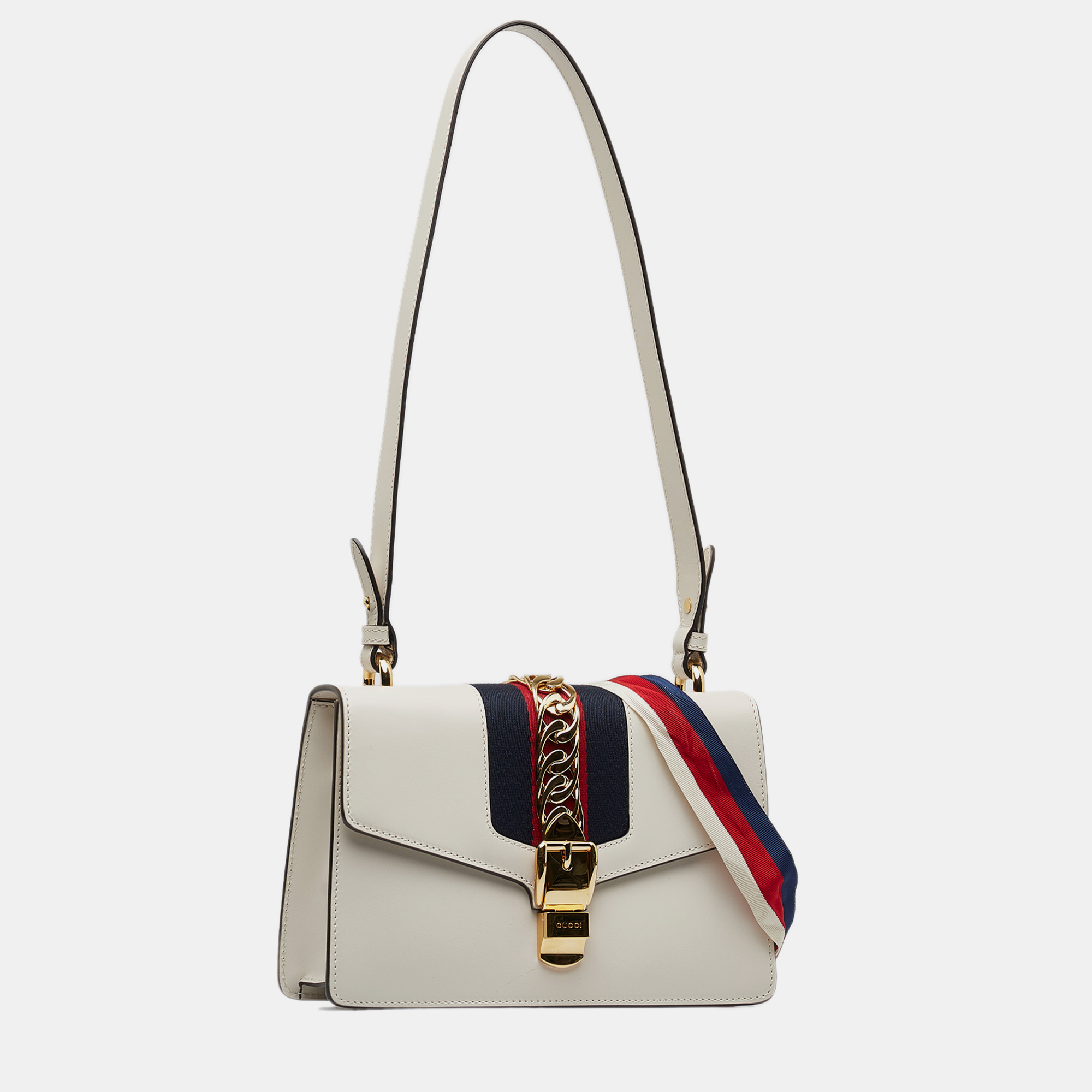 

Gucci Small Sylvie Shoulder Bag, White