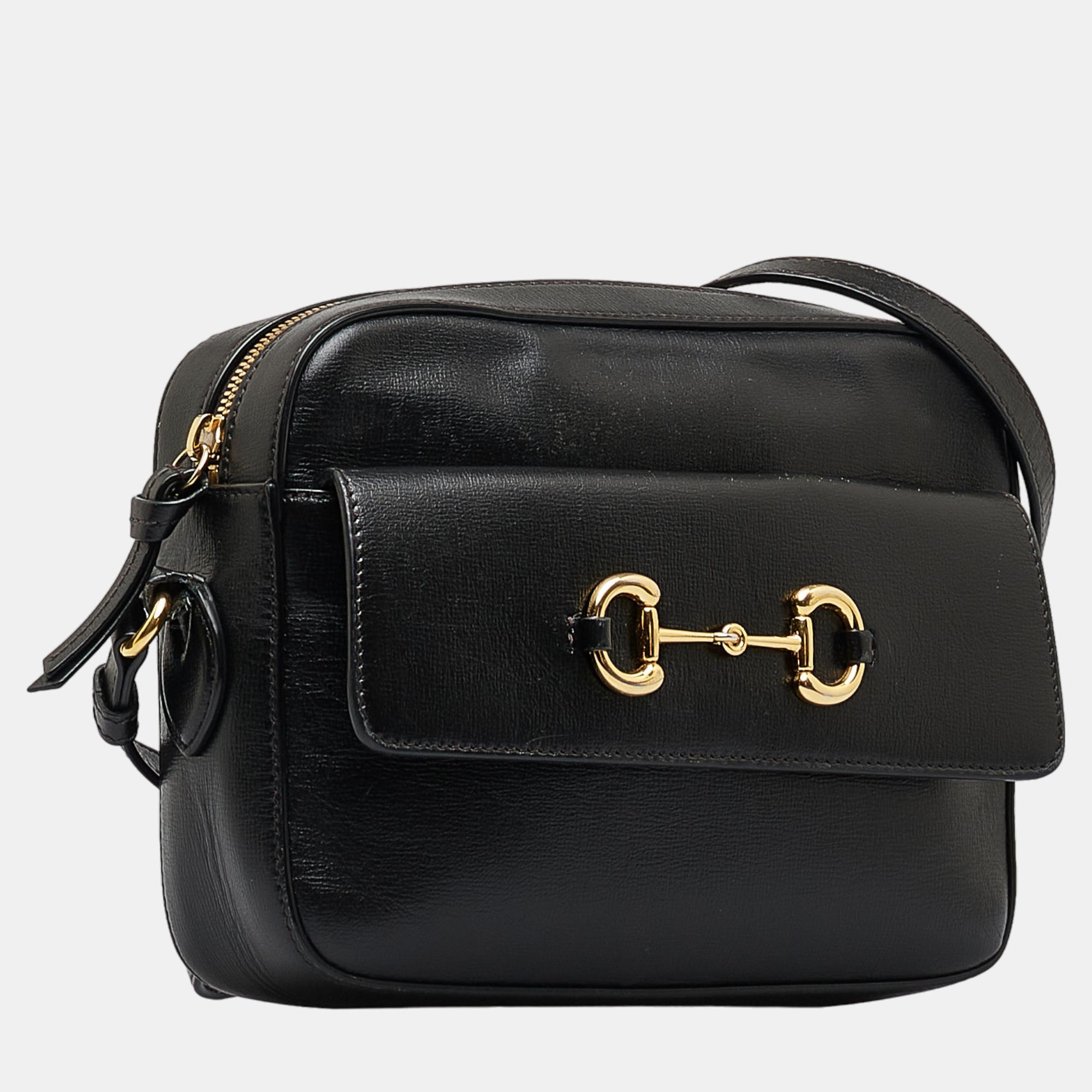 

Gucci Black Horsebit 1955 Crossbody Bag