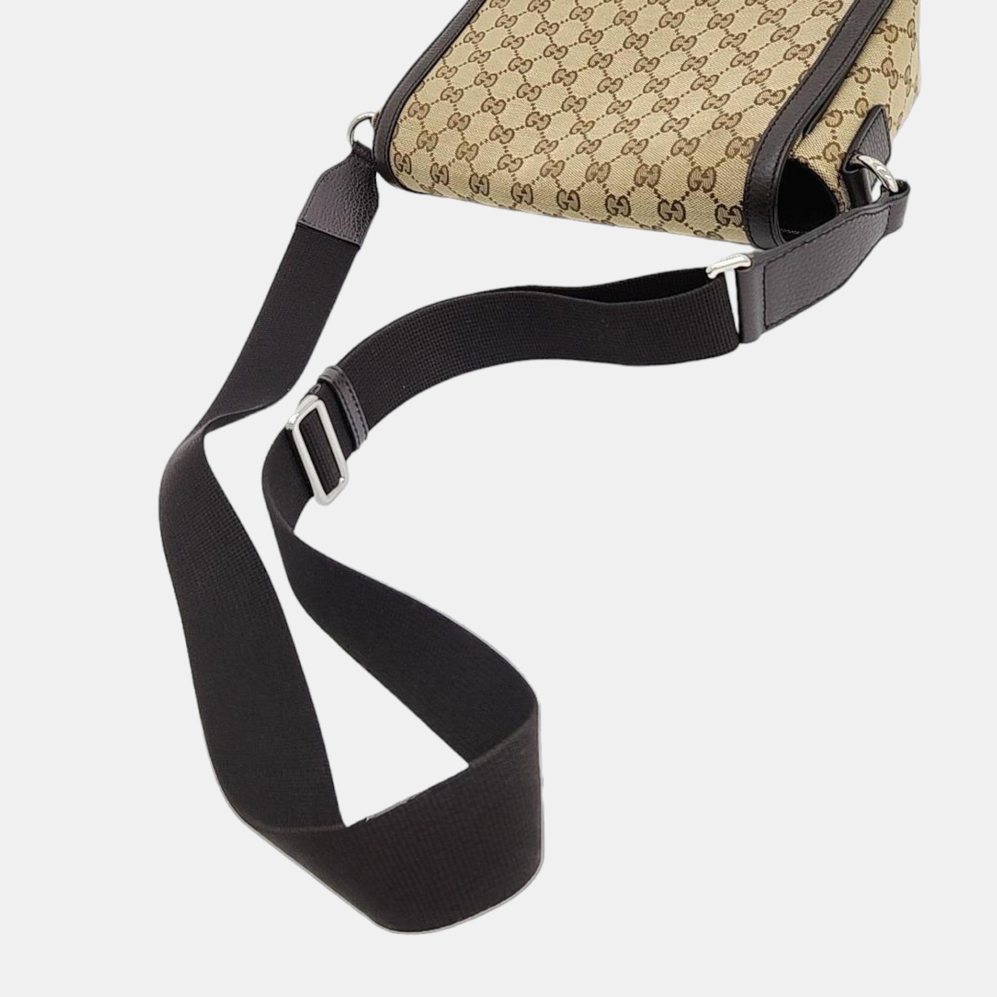 

Gucci jacquard cross bag (449172), Beige