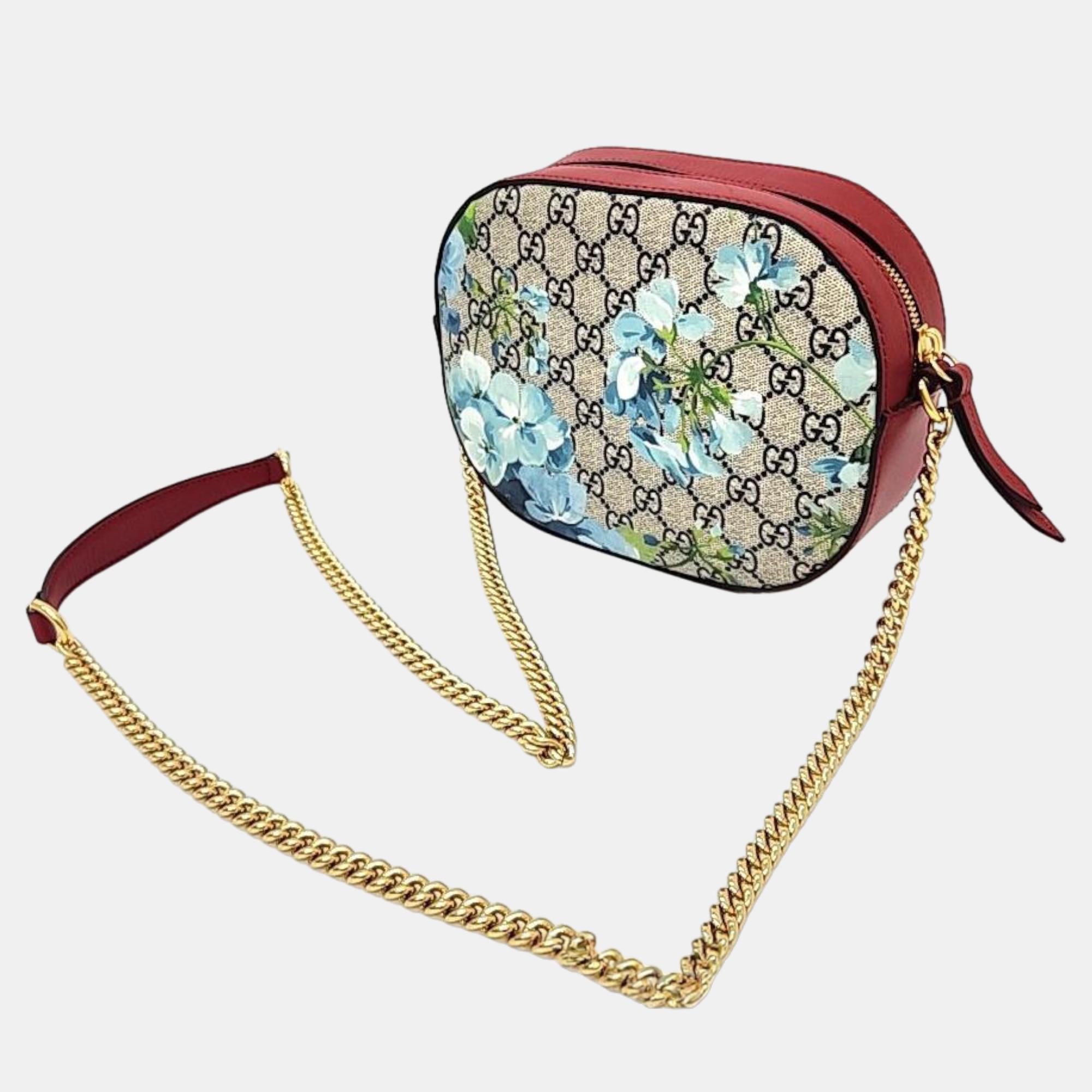 

Gucci Supreme Bloom Mini Chain Bag (546313), Multicolor