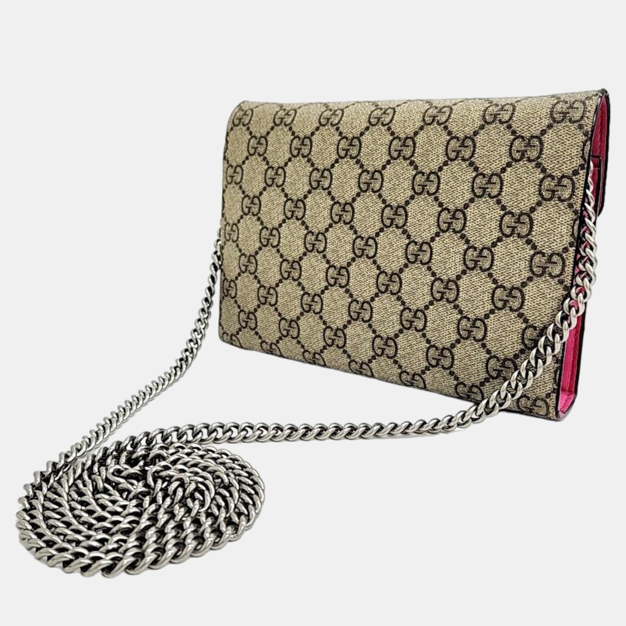 

Gucci Dionysus Mini Chain Bag (401231), Beige