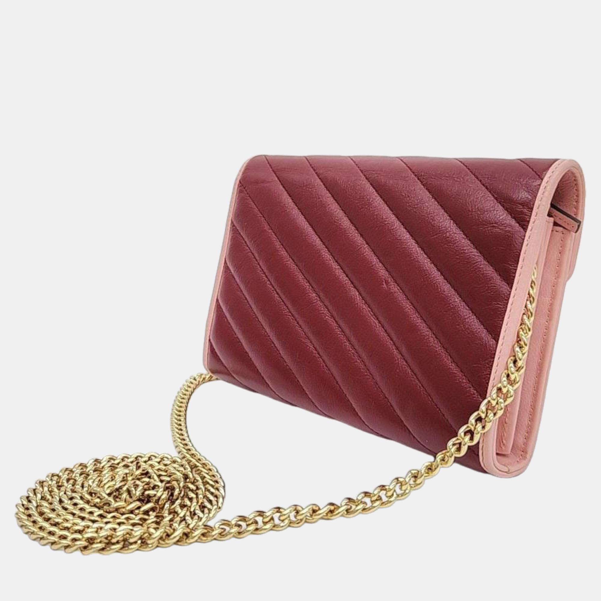 

Gucci Marmont Mini Chain Bag (573807), Red