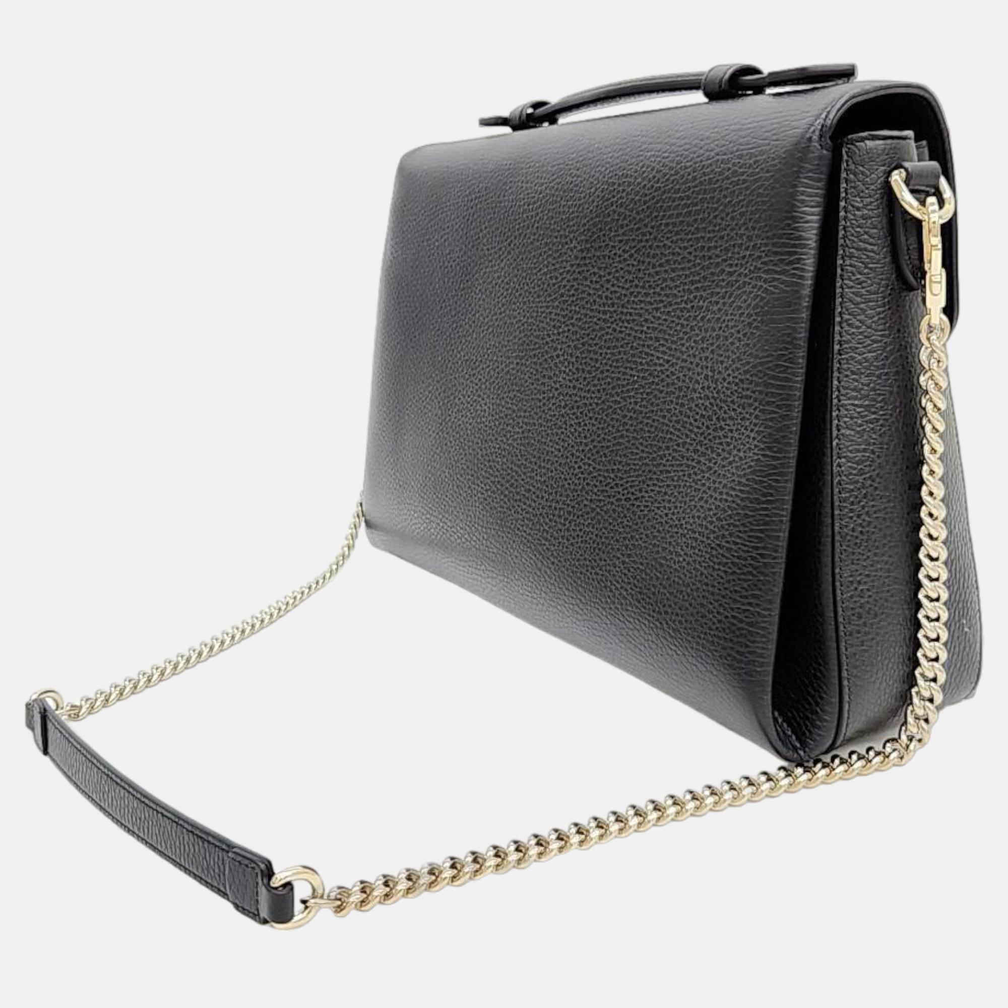 

Gucci Interlocking Tote and Shoulder Bag (510306), Black