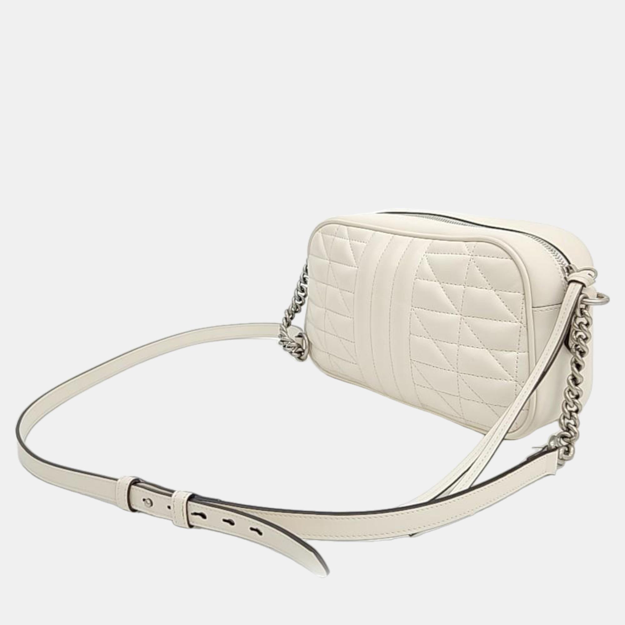 

Gucci Marmont Cross Bag (447632), White