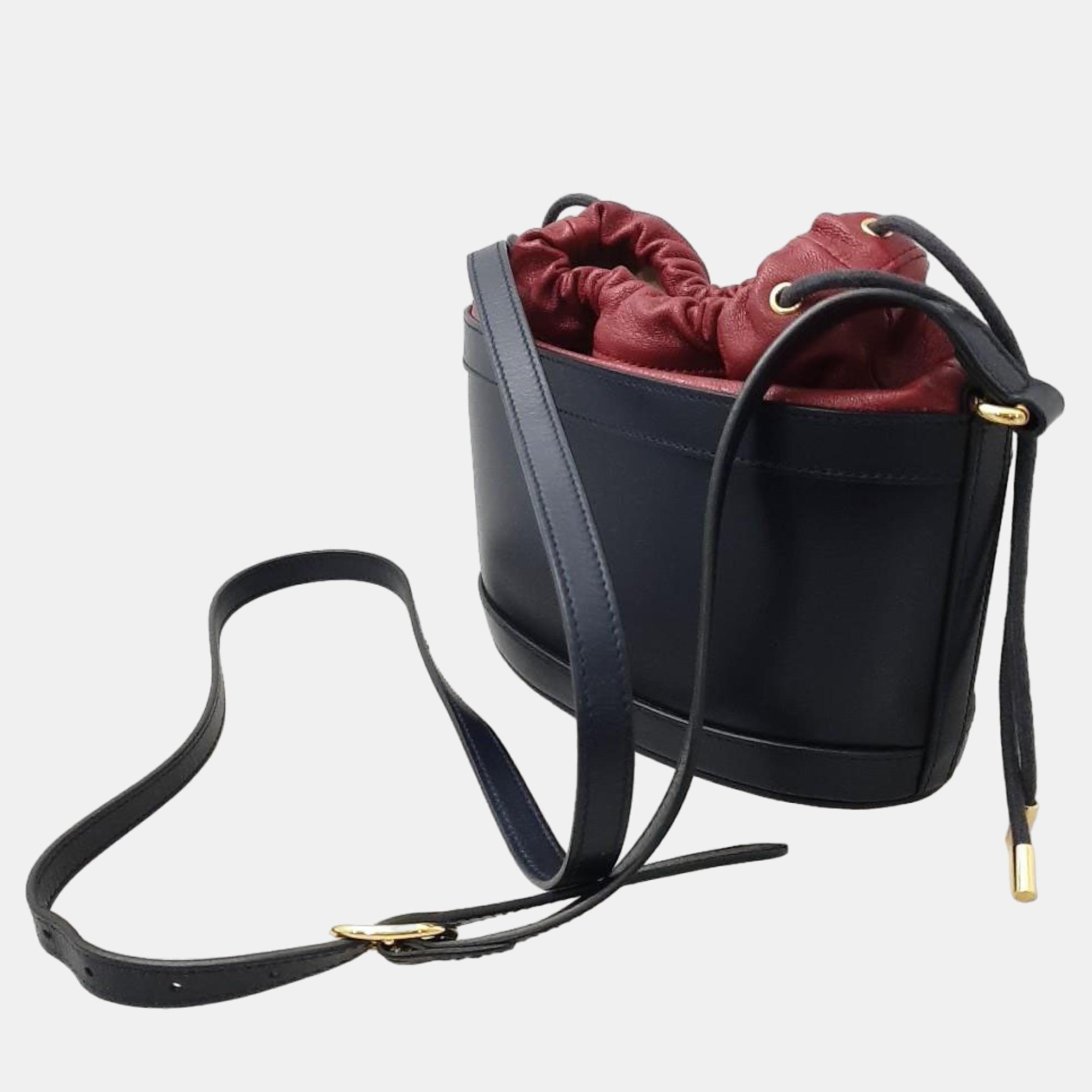 

Gucci 1955 Horsebit Bucket Crossbag (602118), Navy blue