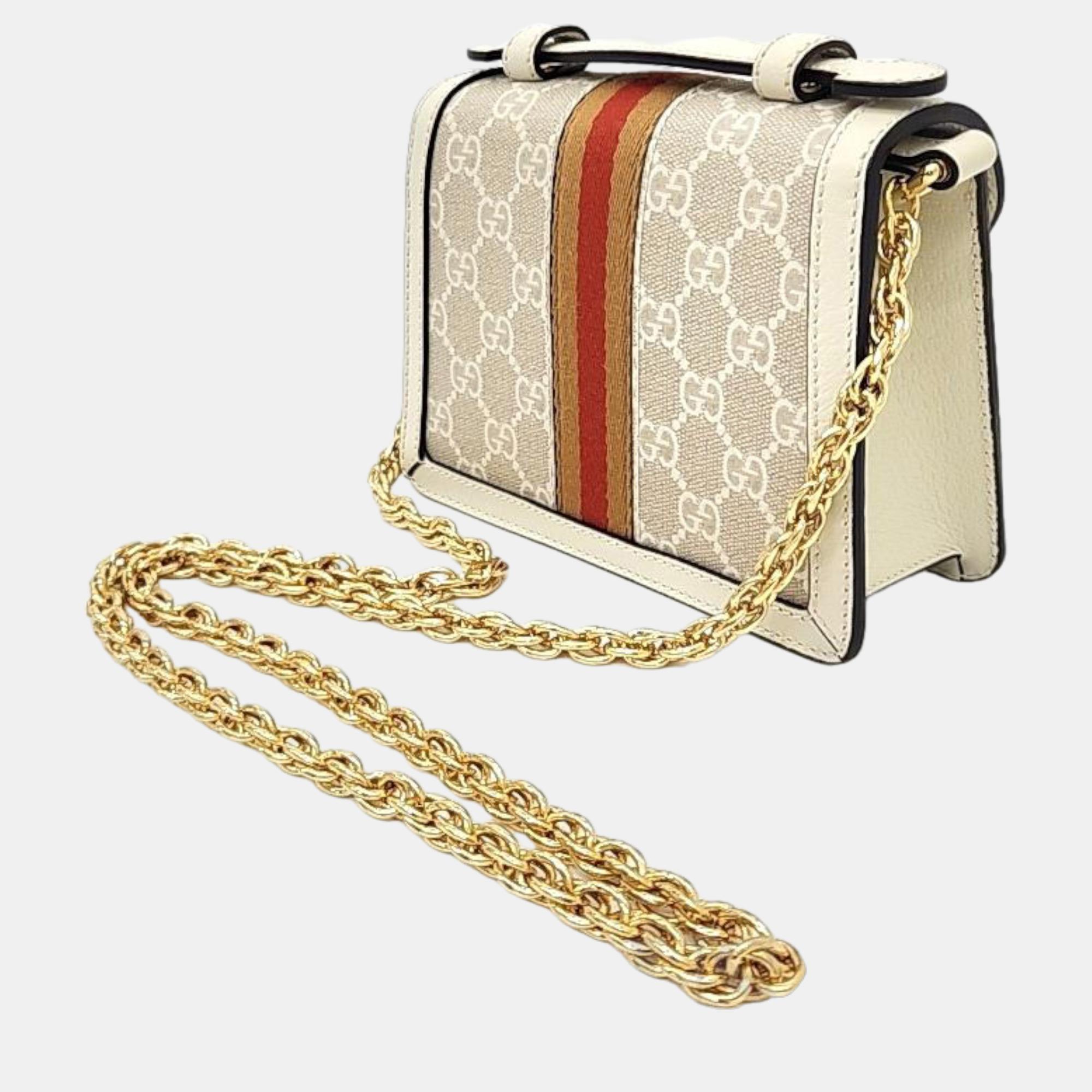 

Gucci Ophidia GG mini shoulder bag (696180), Beige