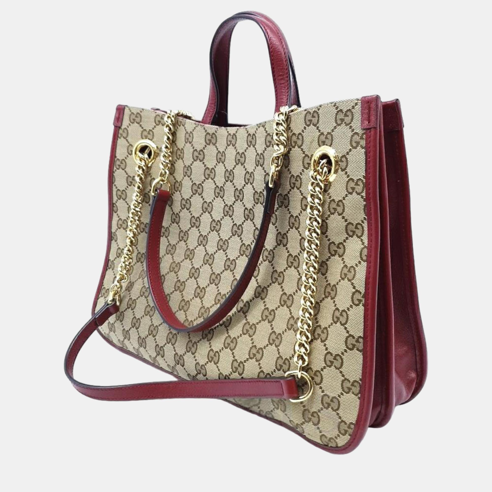 

Gucci 1955 Horsebit Medium Tote Bag (621144), Beige