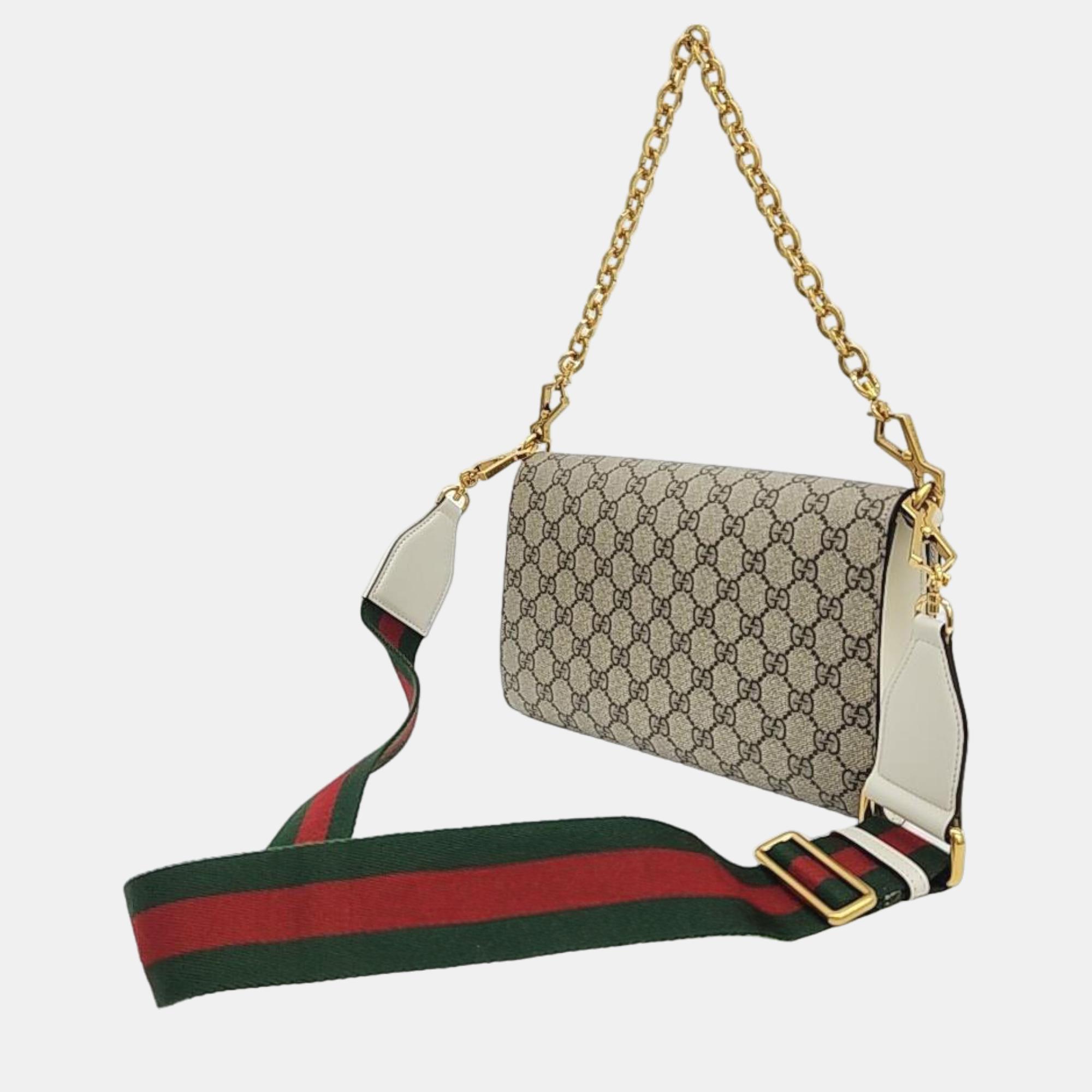 

Gucci 1955 Horsebit Shoulder Bag (677286), Beige