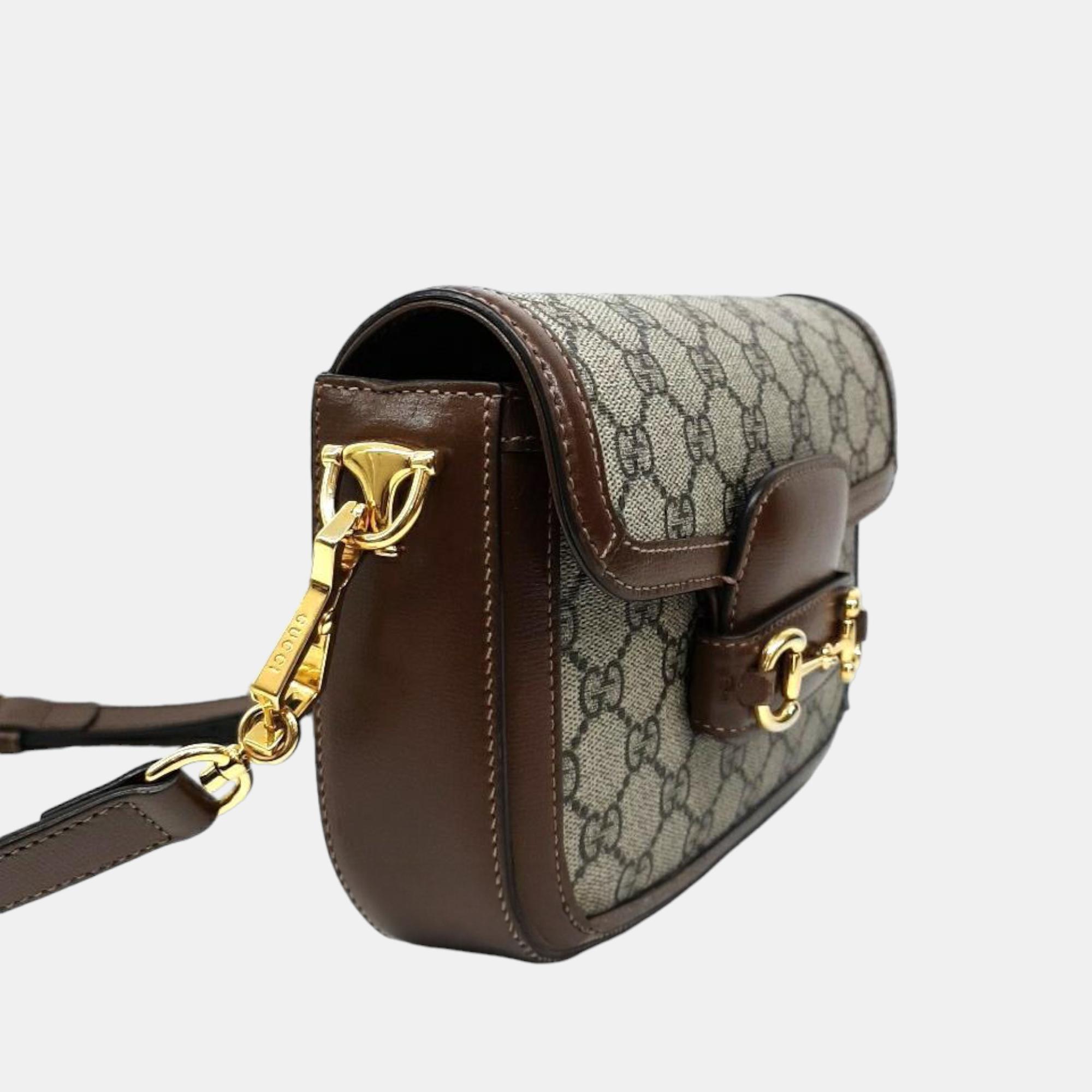 

Gucci Horsebit 1955 Mini Bag (658574), Beige