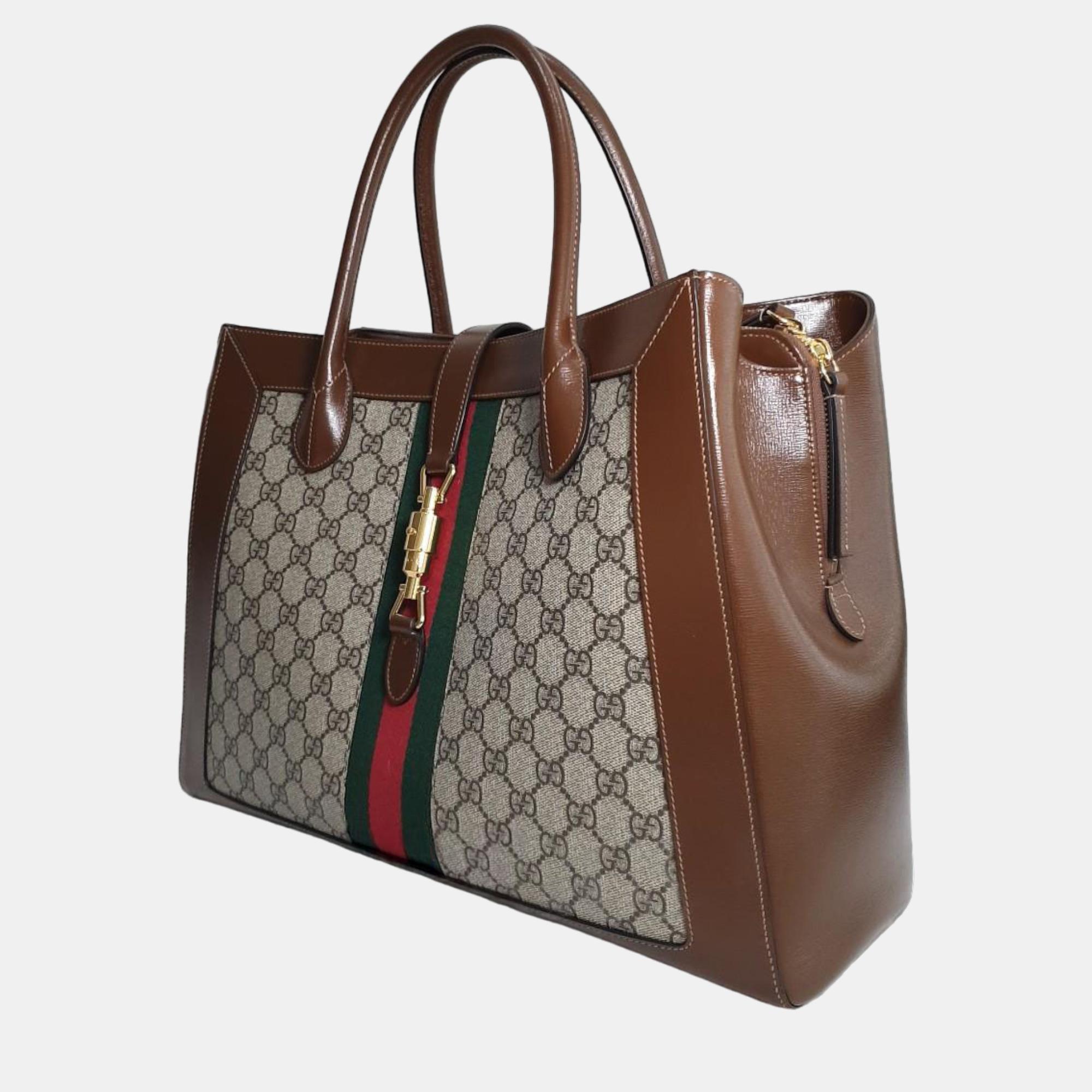 

Gucci Jackie 1961 Tote Bag Large (649015), Beige