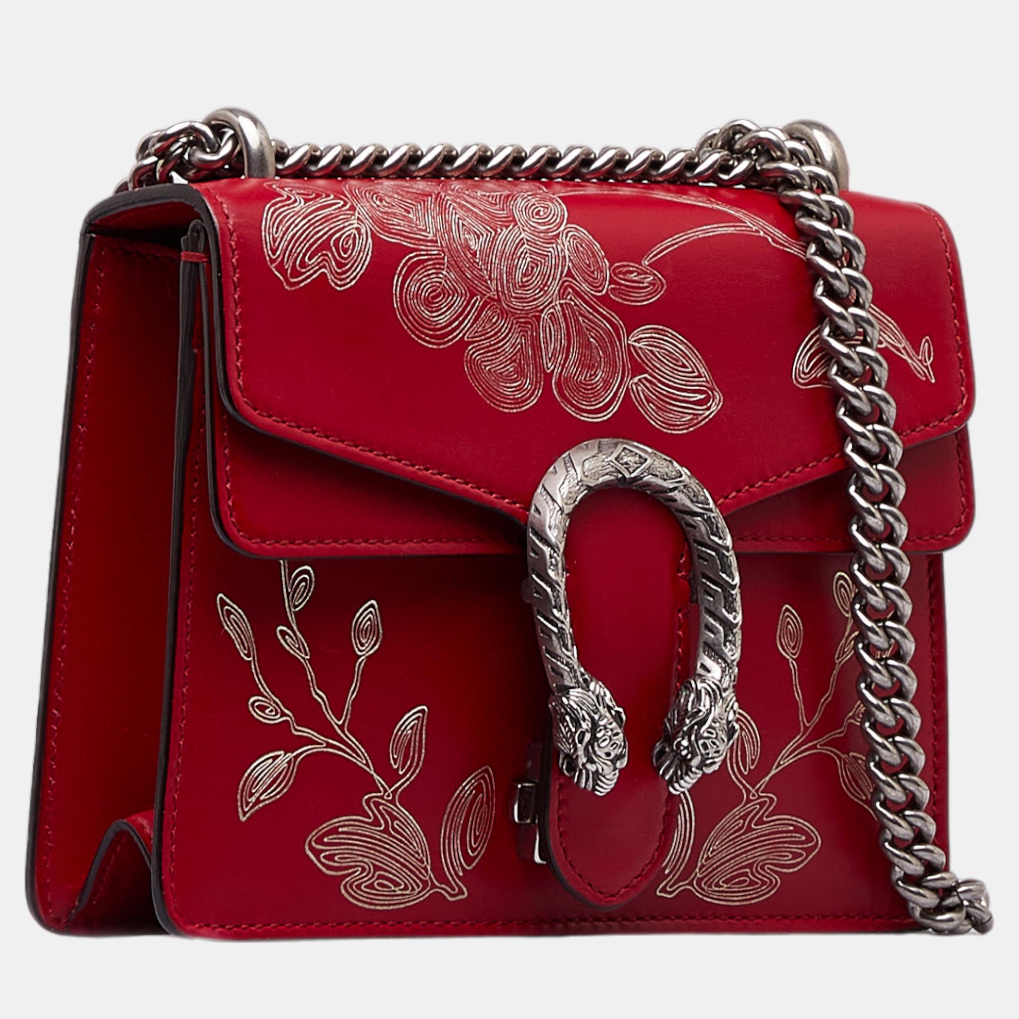 

Gucci Red Mini Dionysus Chinese New Year Shoulder Bag