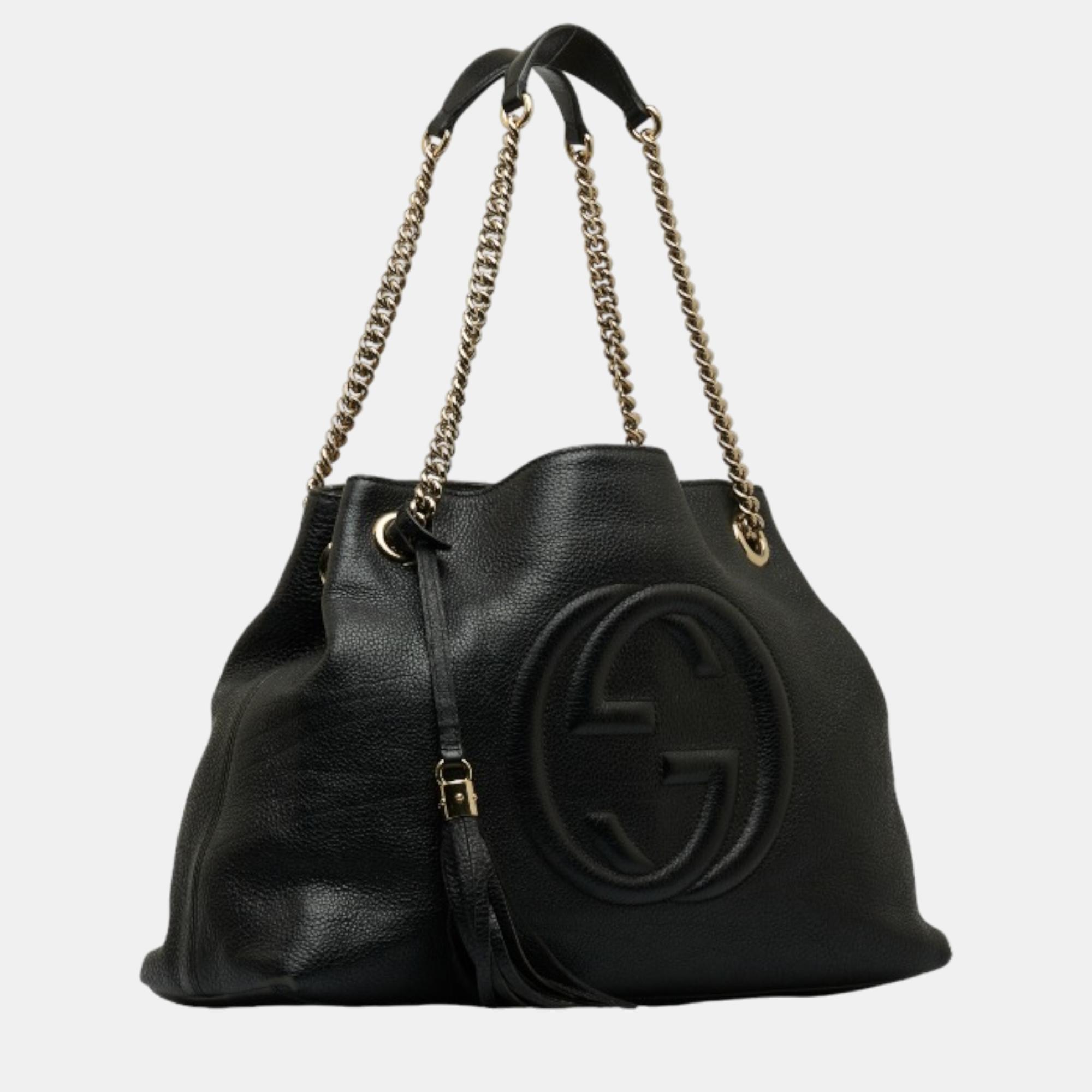 

Gucci Black Soho Chain Shoulder Bag