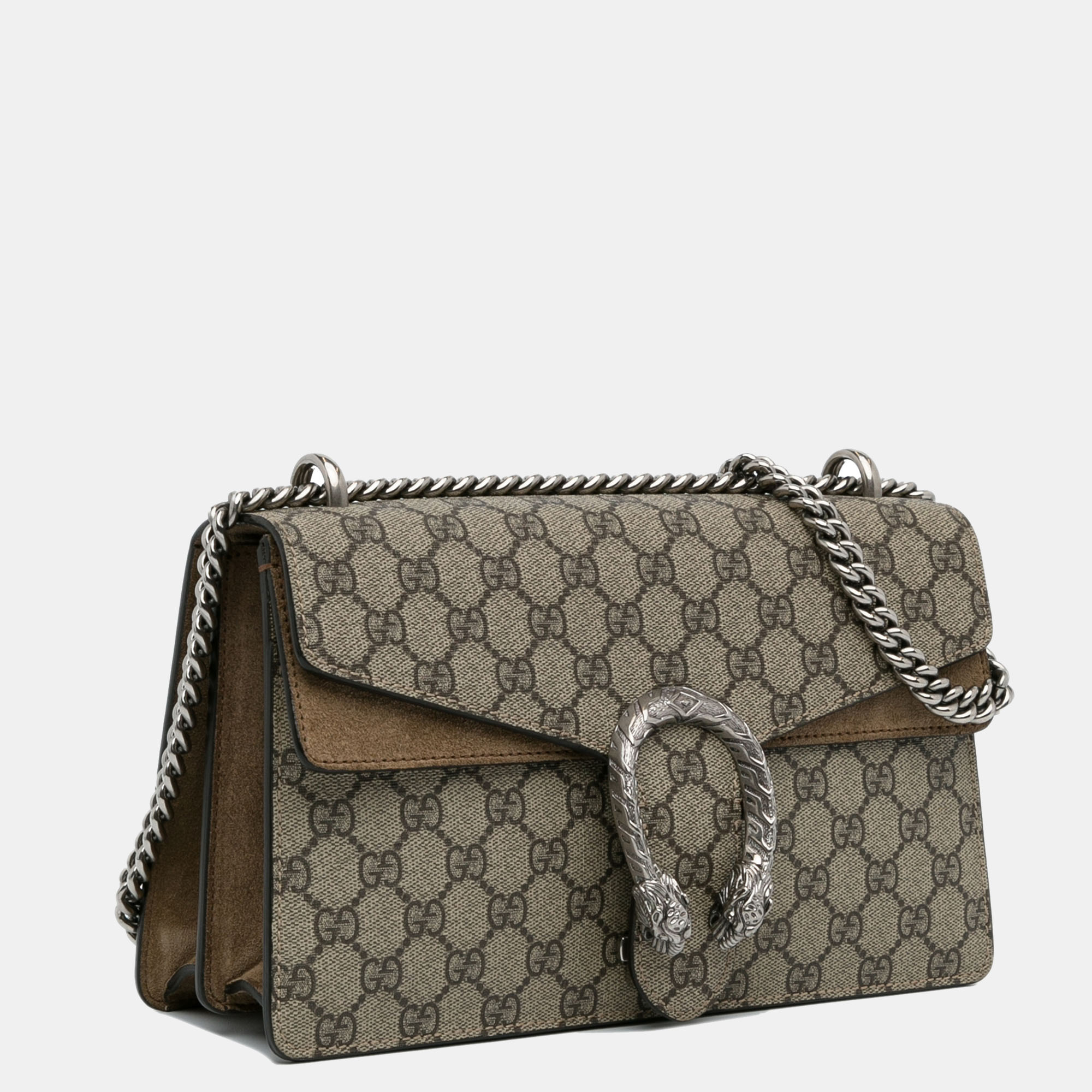 

Gucci Small GG Supreme Dionysus Shoulder Bag, Beige